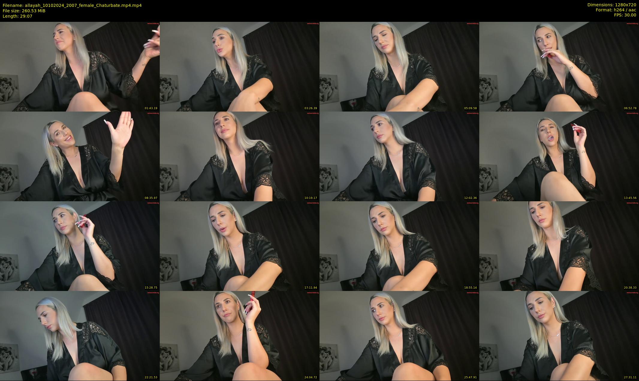 allayah — 30 minute Chaturbate female cam show recording, 720p, Oct 10, 2024