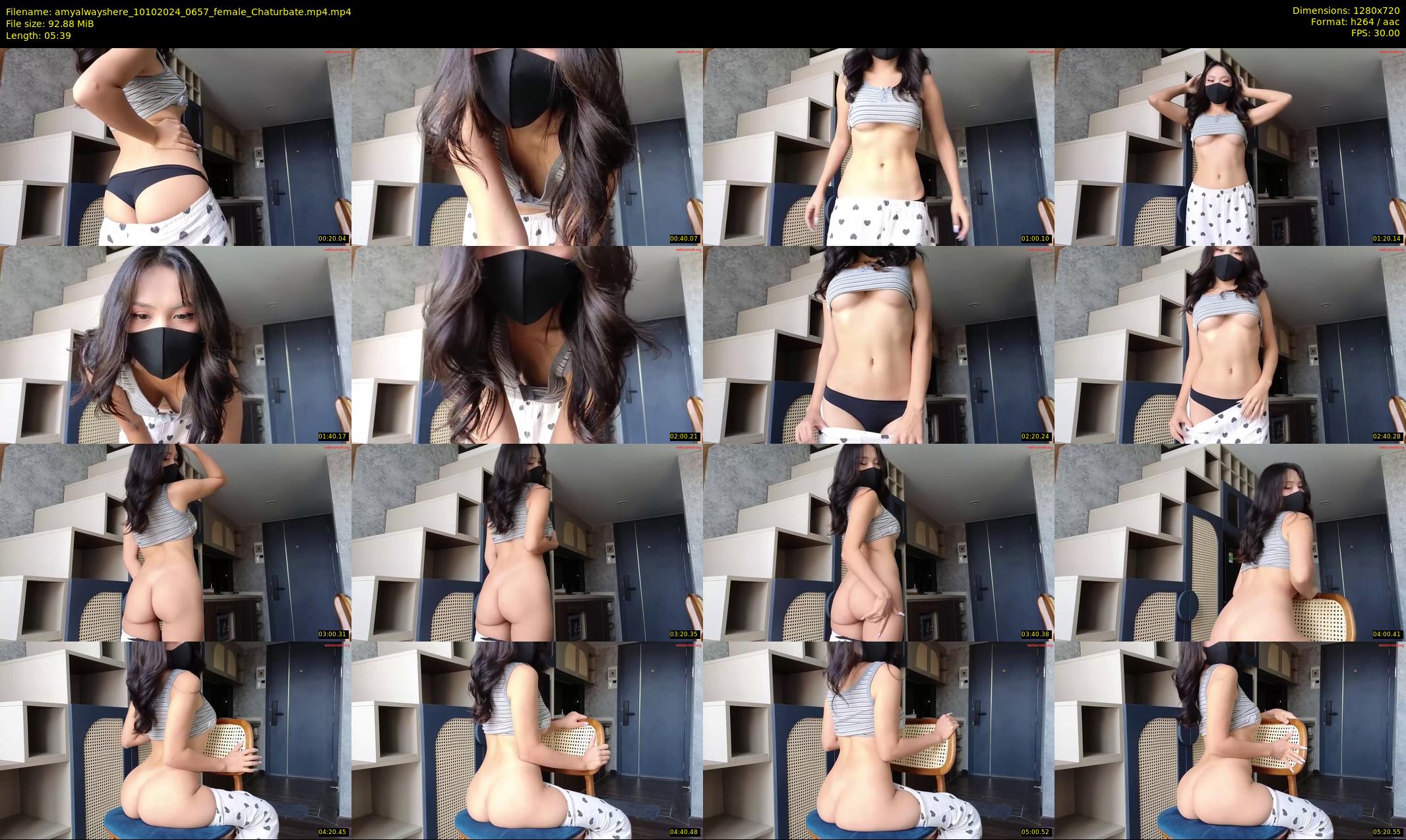 amyalwayshere — 6 minute Chaturbate female cam show recording, 720p, Oct 10, 2024