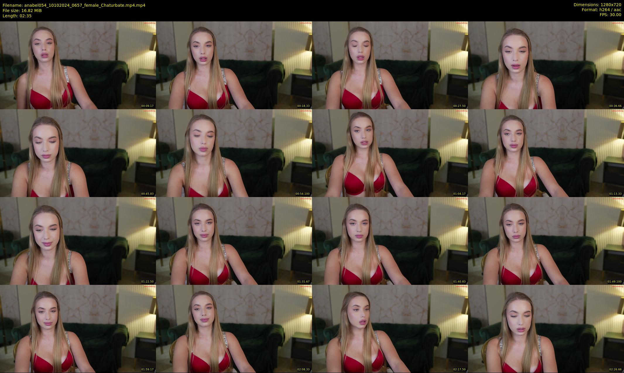 anabel054 — 3 minute Chaturbate female cam show recording, 720p, Oct 10, 2024