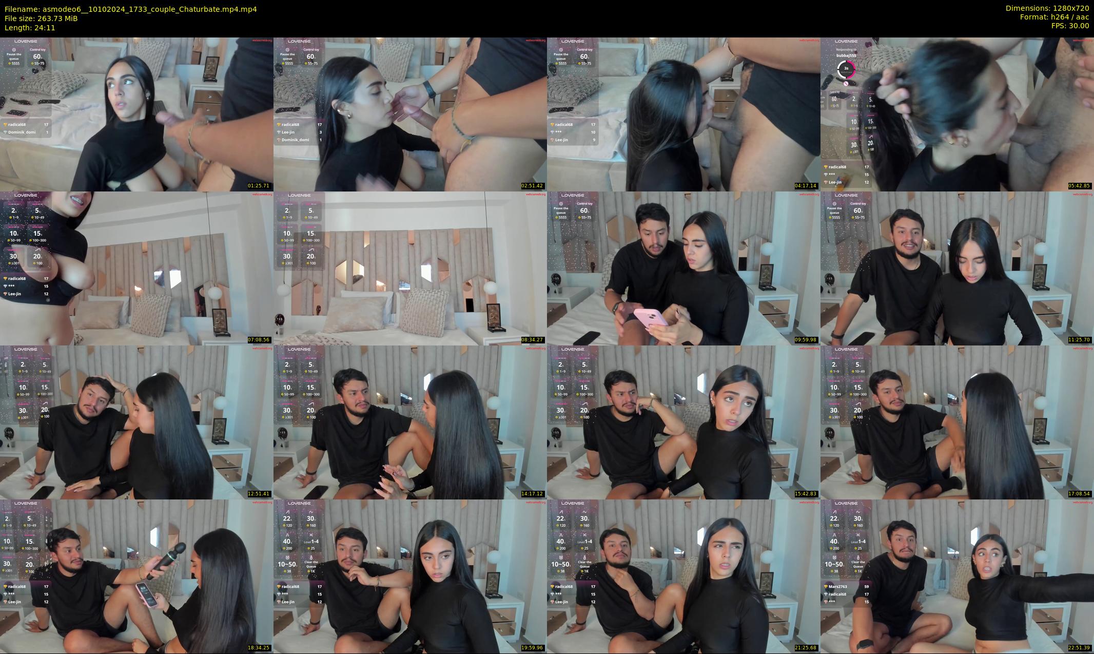 asmodeo6_ — 25 minute Chaturbate couple cam show recording, 720p, Oct 10, 2024