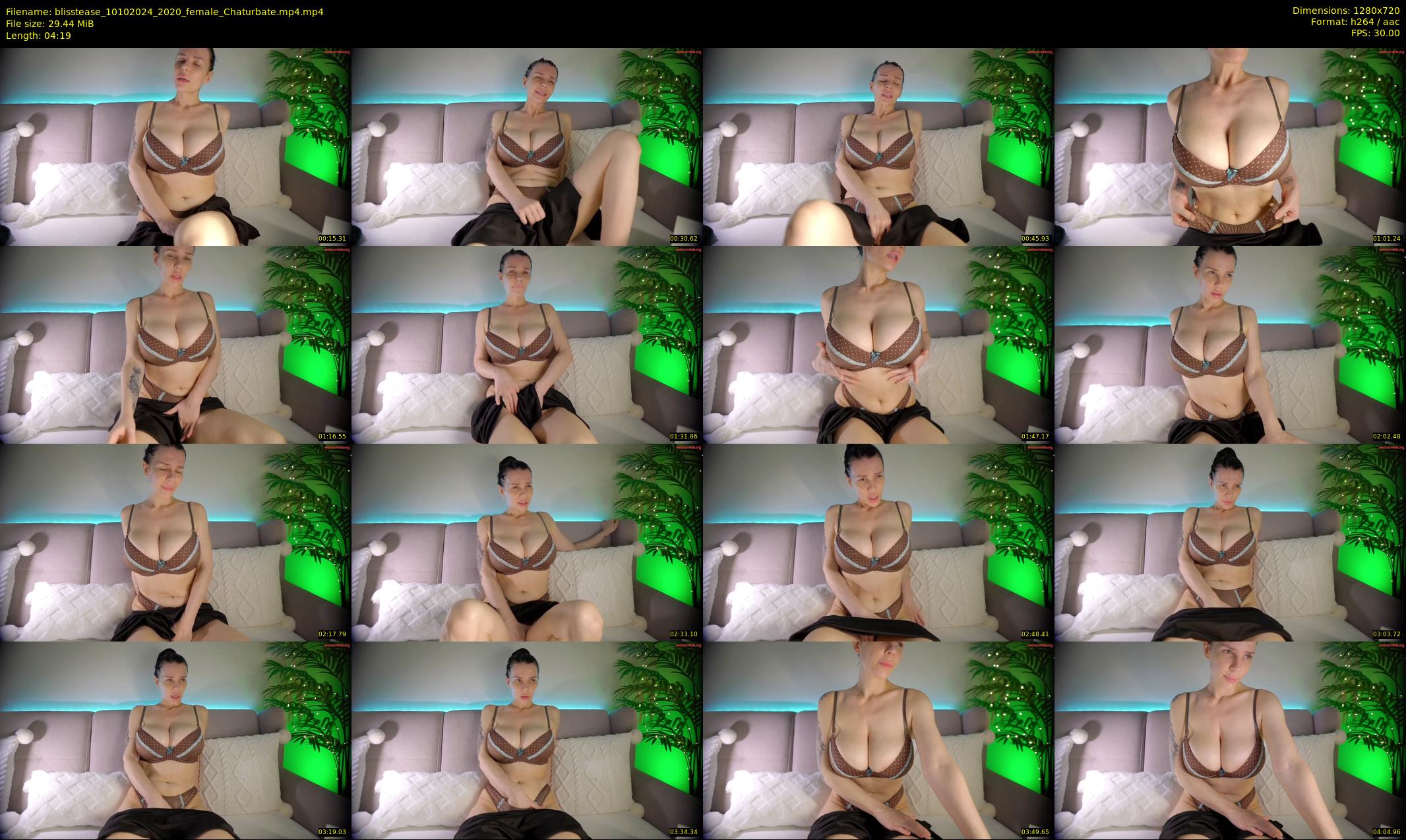 blisstease — 5 minute Chaturbate female cam show recording, 720p, Oct 10, 2024