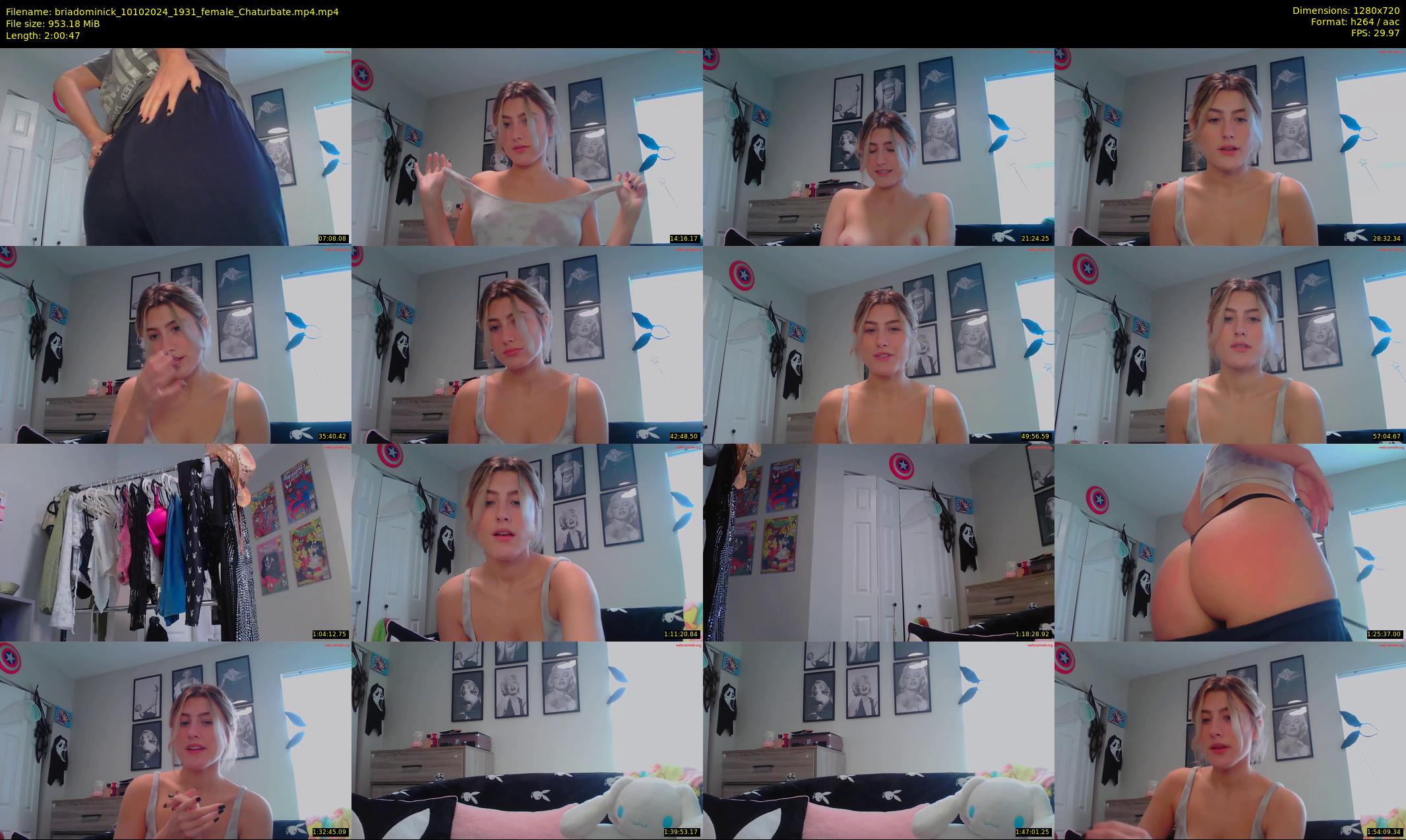 briadominick — 121 minute Chaturbate couple cam show recording, 720p, Oct 10, 2024