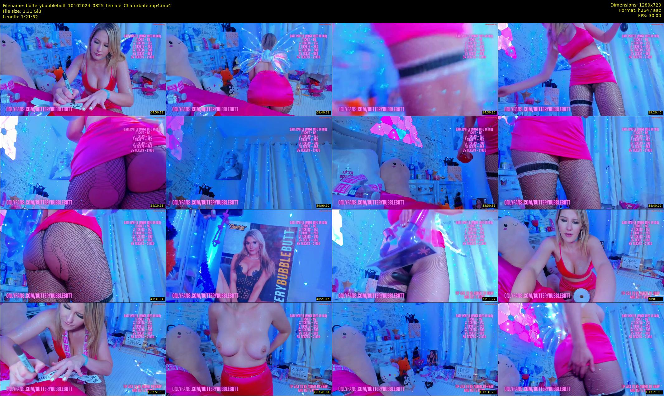 butterybubblebutt — 82 minute Chaturbate couple cam show recording, 720p, Oct 10, 2024