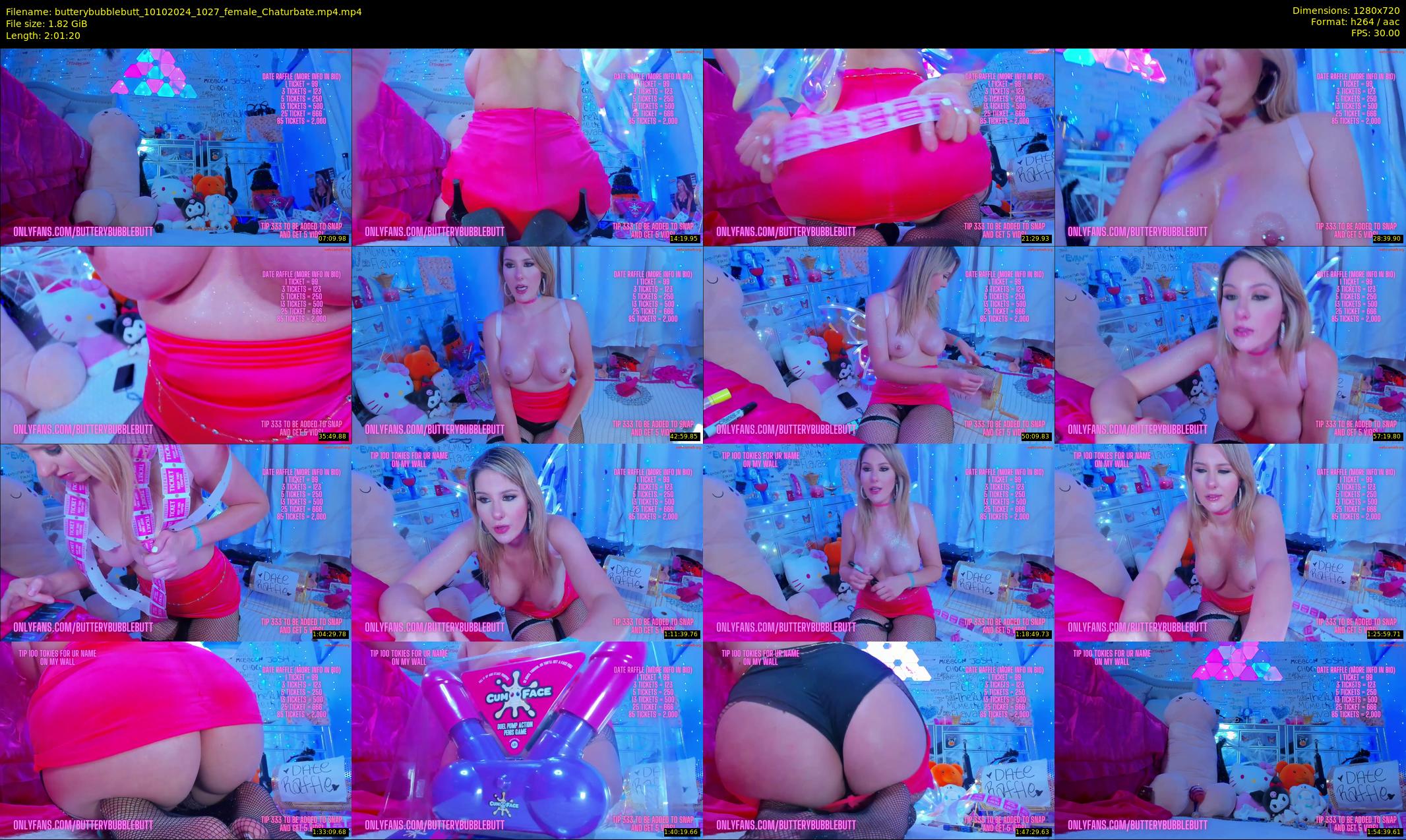 butterybubblebutt — 122 minute Chaturbate couple cam show recording, 720p, Oct 10, 2024