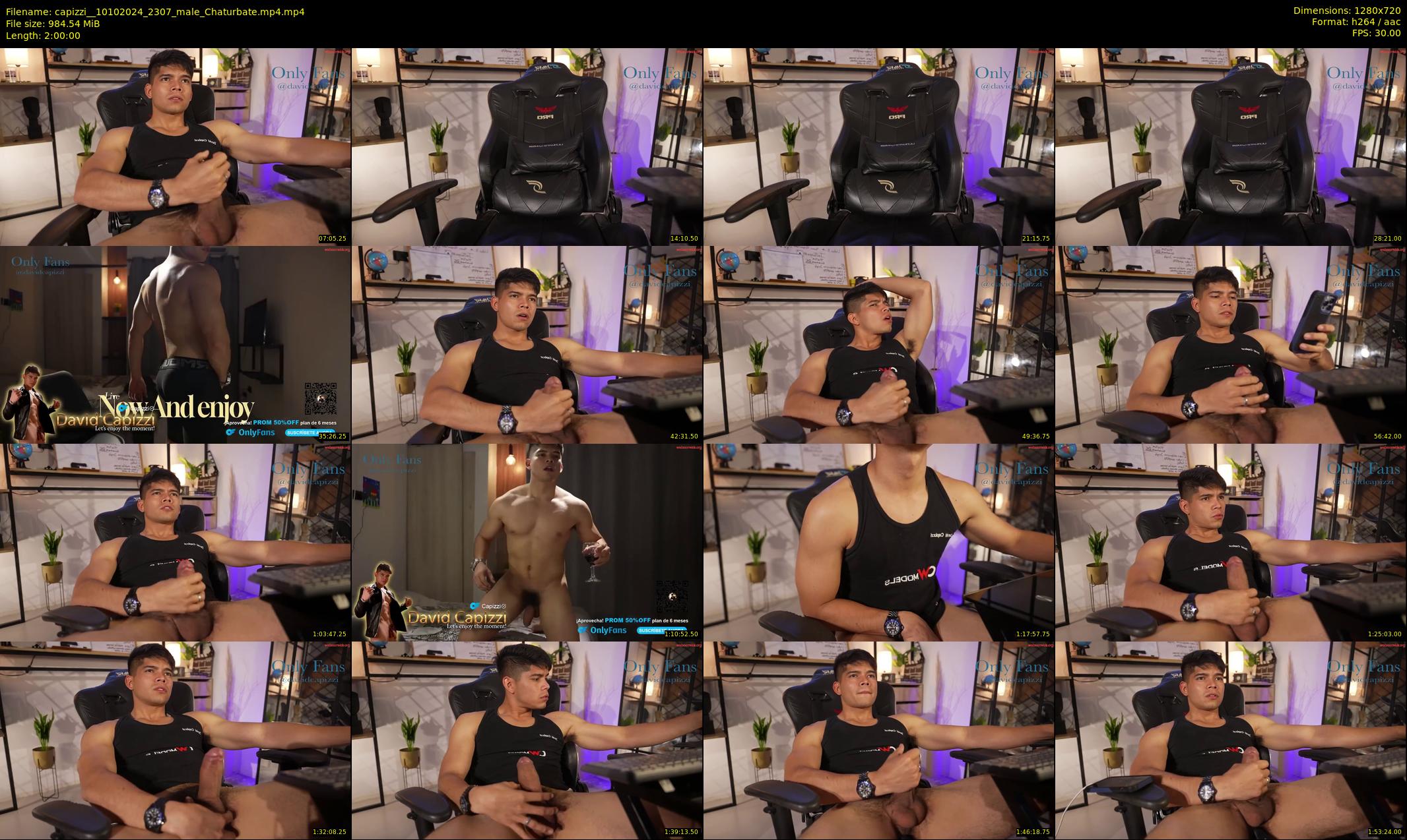 capizzi_ — 120 minute Chaturbate male cam show recording, 720p, Oct 10, 2024