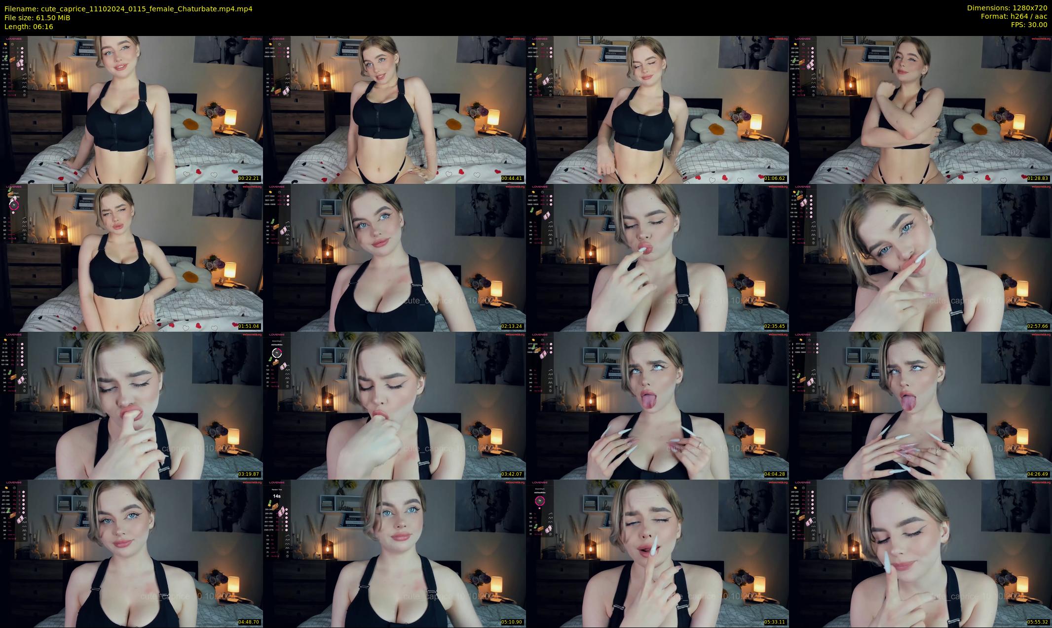 cute_caprice — 7 minute Chaturbate female cam show recording, 720p, Oct 11, 2024