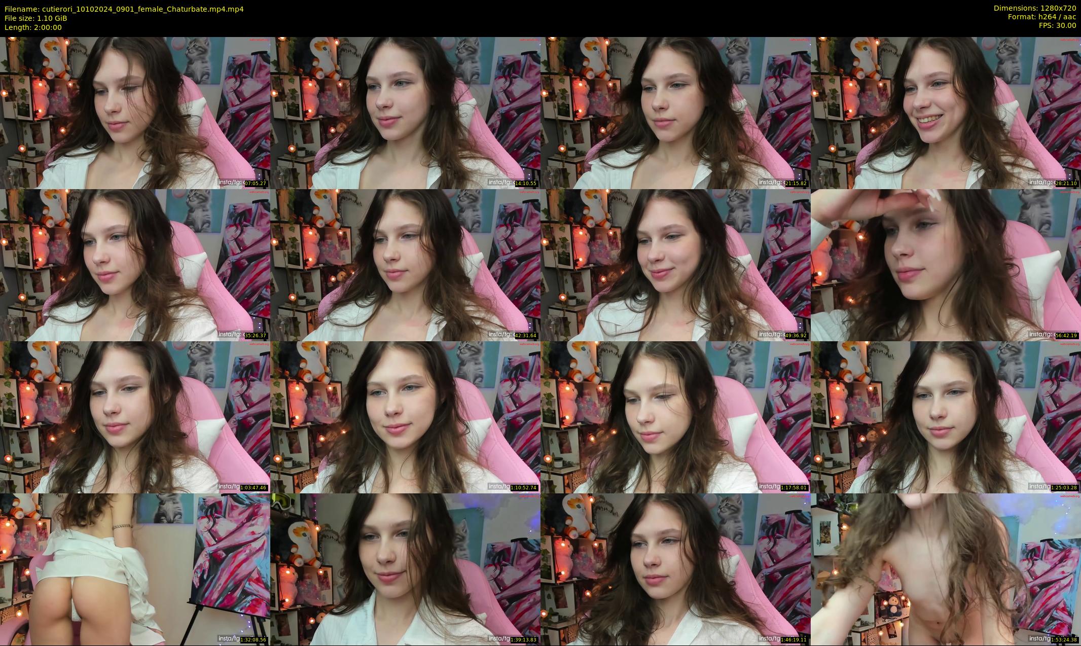 cutierori — 120 minute Chaturbate female cam show recording, 720p, Oct 10, 2024
