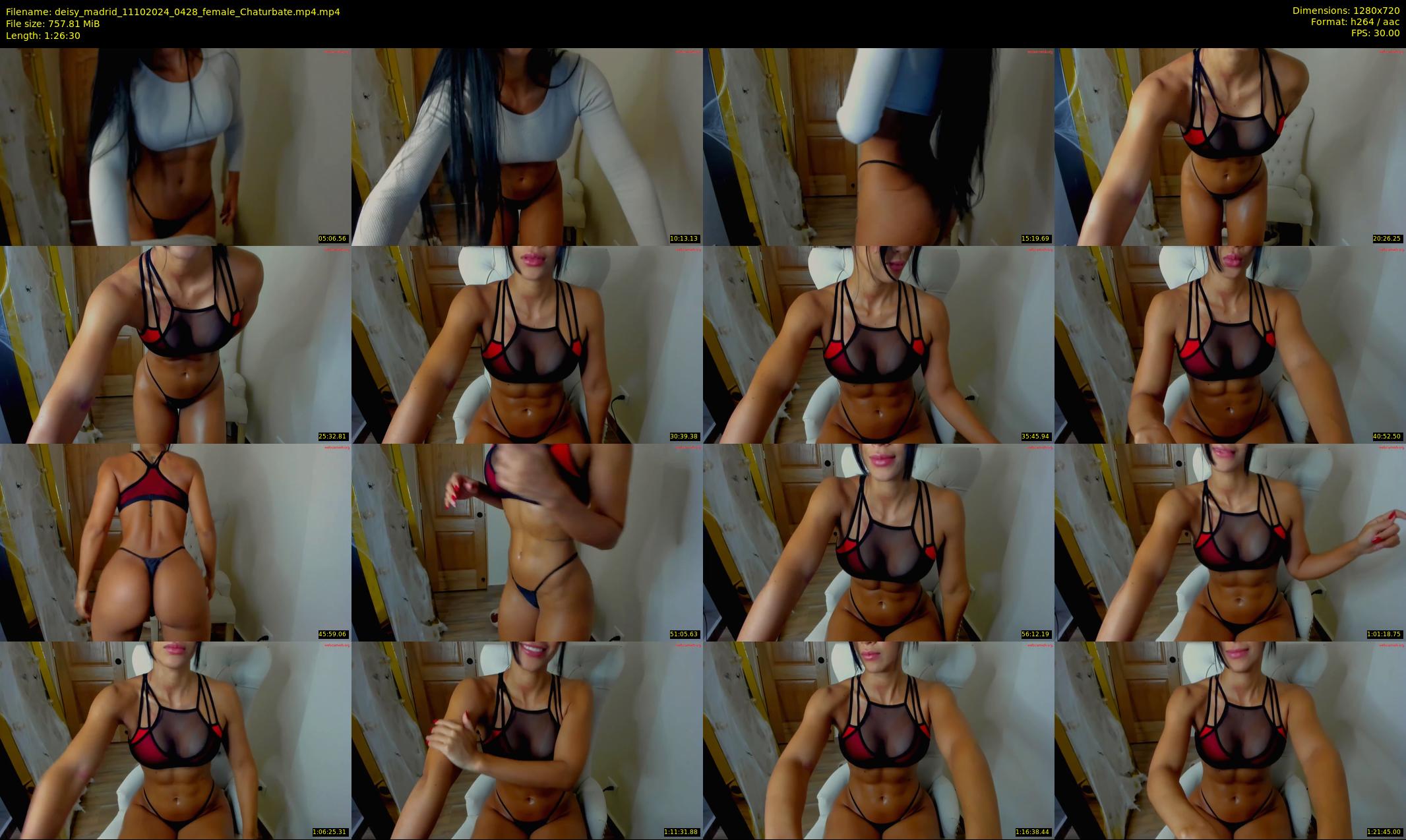 deisy_madrid — 87 minute Chaturbate female cam show recording, 720p, Oct 11, 2024