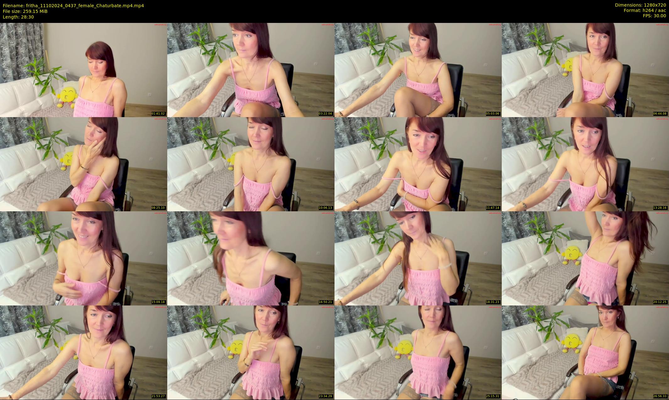 fritha — 29 minute Chaturbate female cam show recording, 720p, Oct 11, 2024