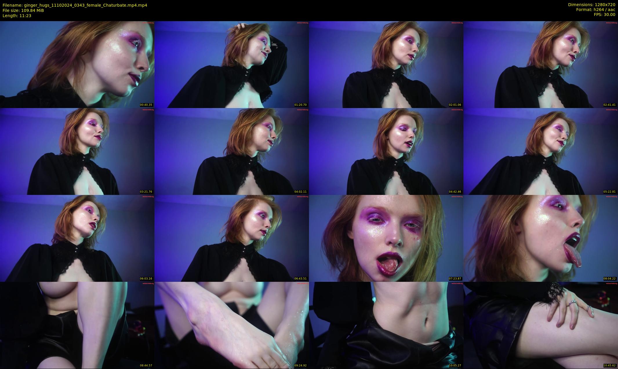 ginger_hugs — 12 minute Chaturbate female cam show recording, 720p, Oct 11, 2024