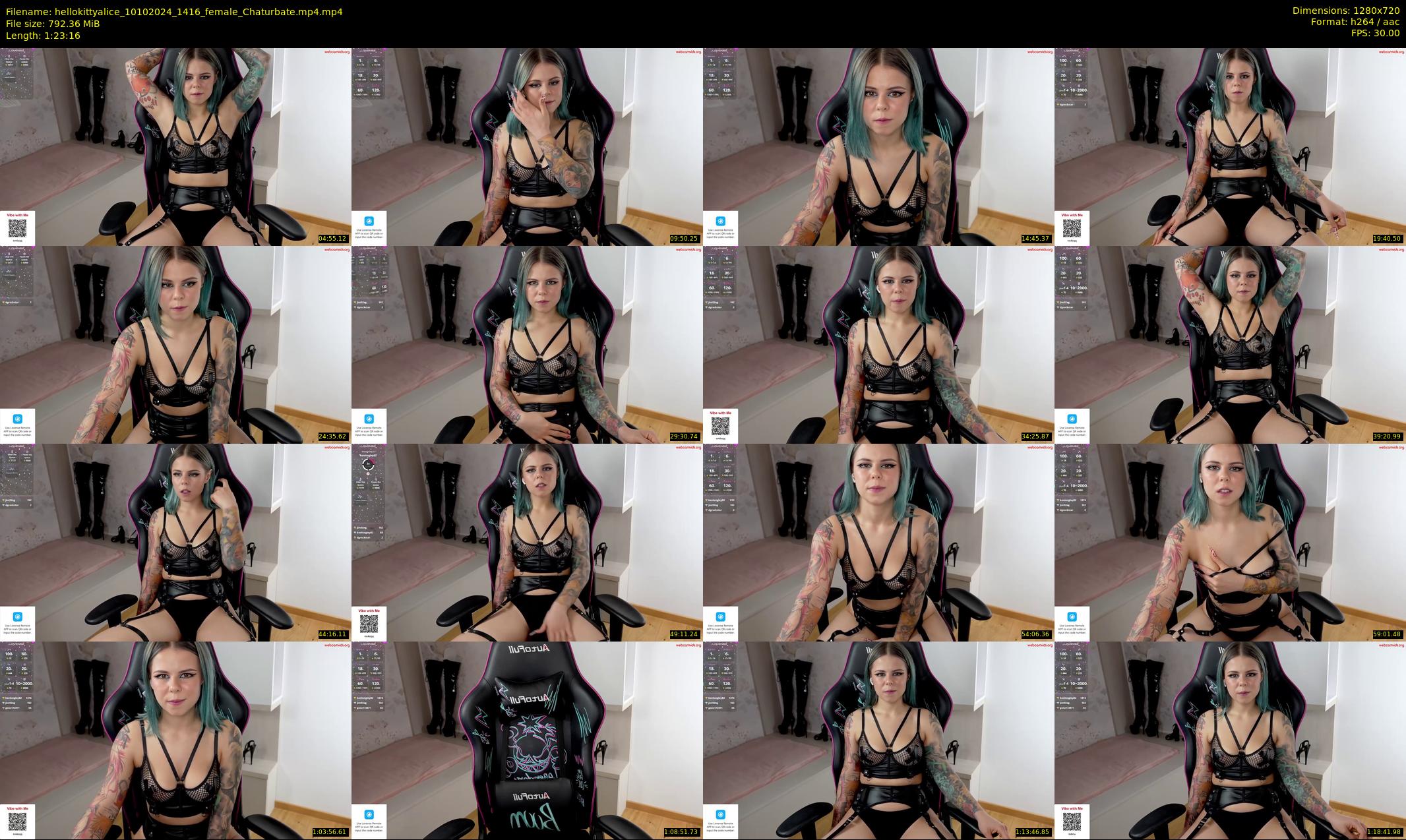hellokittyalice — 84 minute Chaturbate female cam show recording, 720p, Oct 10, 2024