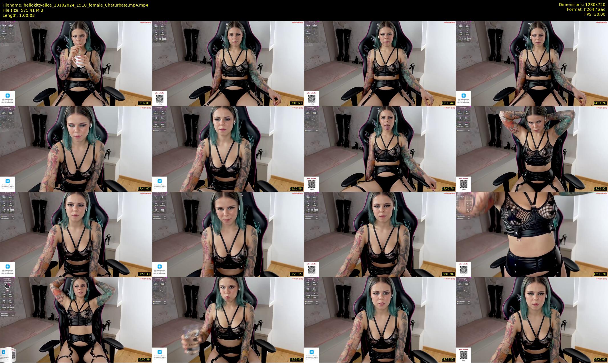 hellokittyalice — 61 minute Chaturbate female cam show recording, 720p, Oct 10, 2024