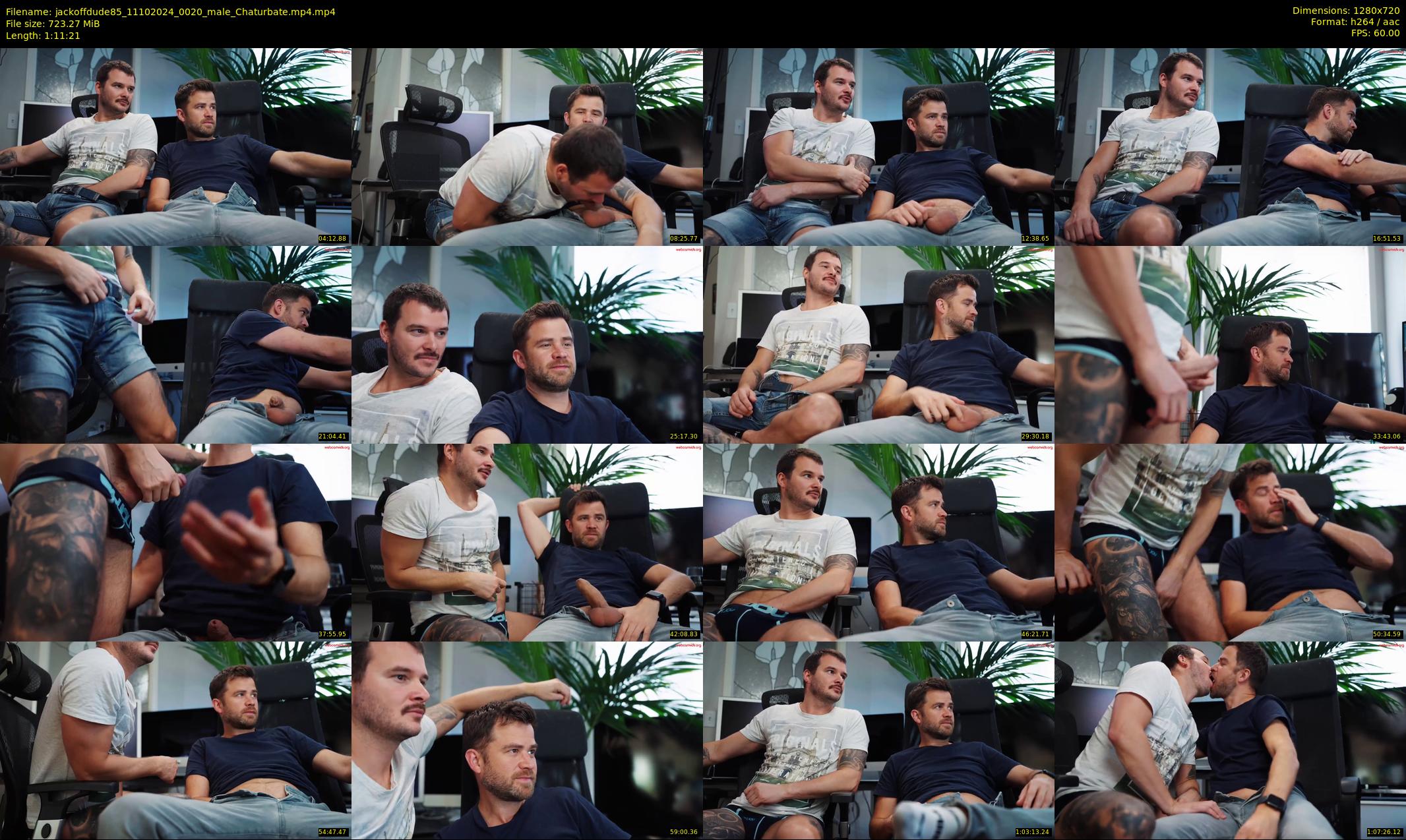 jackoffdude85 — 72 minute Chaturbate male cam show recording, 720p, Oct 11, 2024