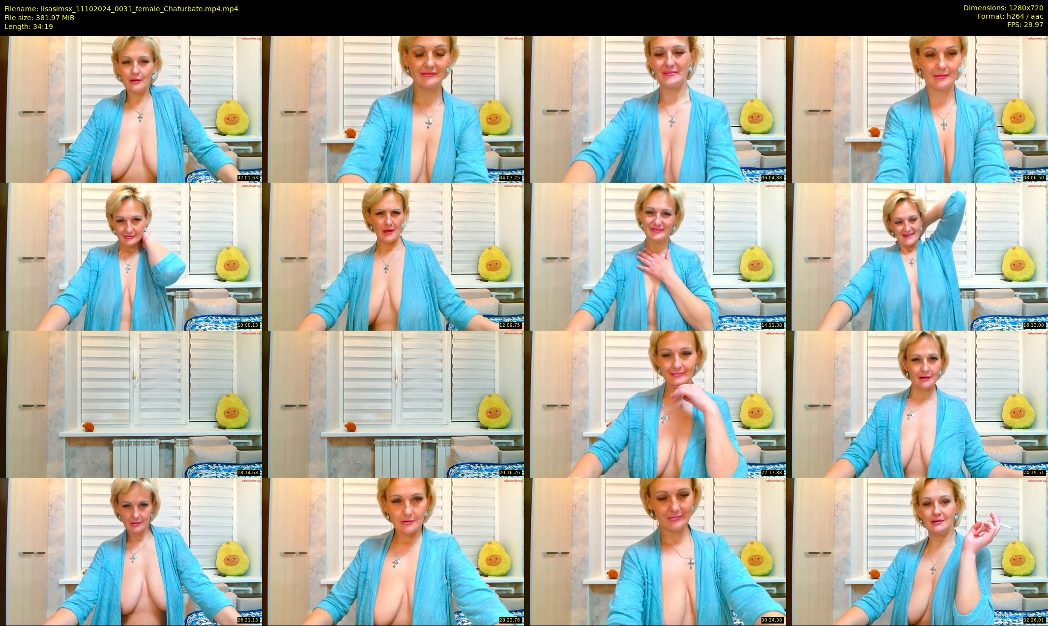 lisasimsx — 35 minute Chaturbate female cam show recording, 720p, Oct 11, 2024