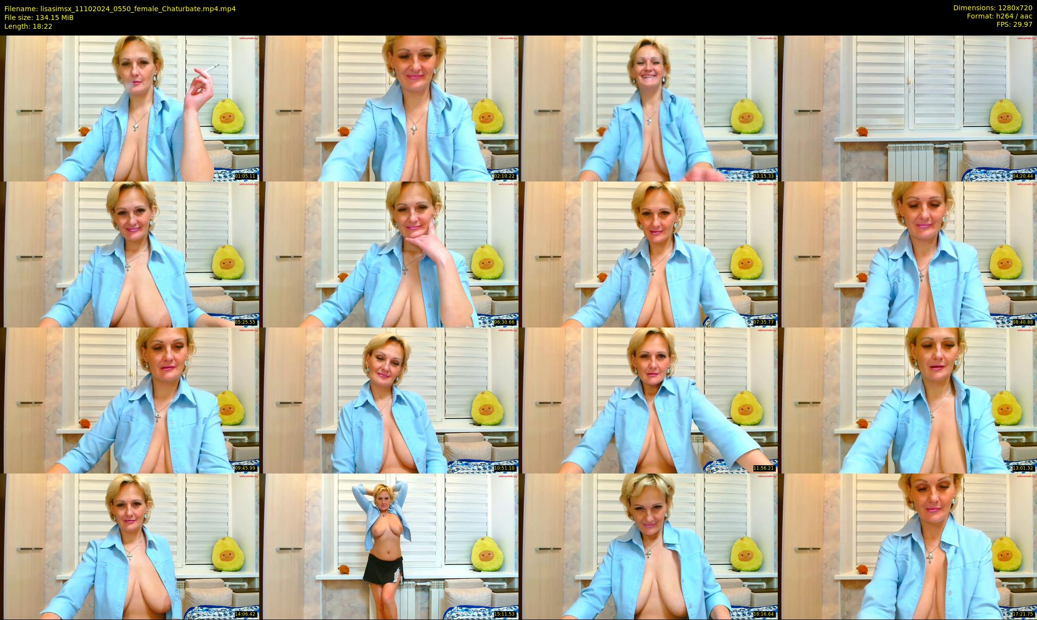 lisasimsx — 19 minute Chaturbate female cam show recording, 720p, Oct 11, 2024