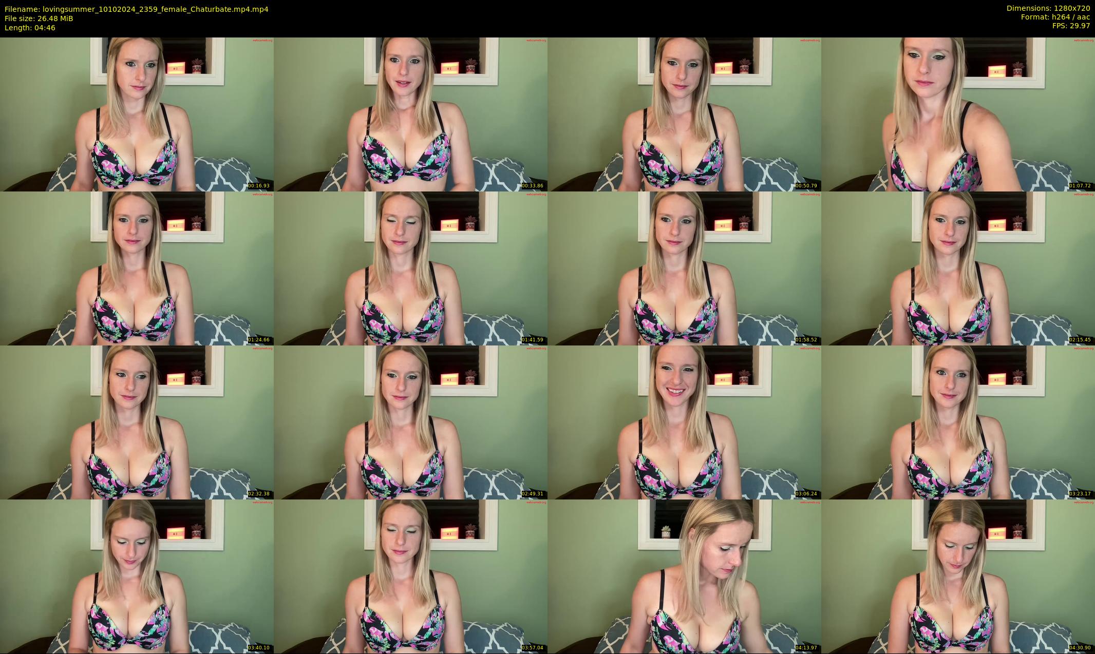 lovingsummer — 5 minute Chaturbate female cam show recording, 720p, Oct 10, 2024