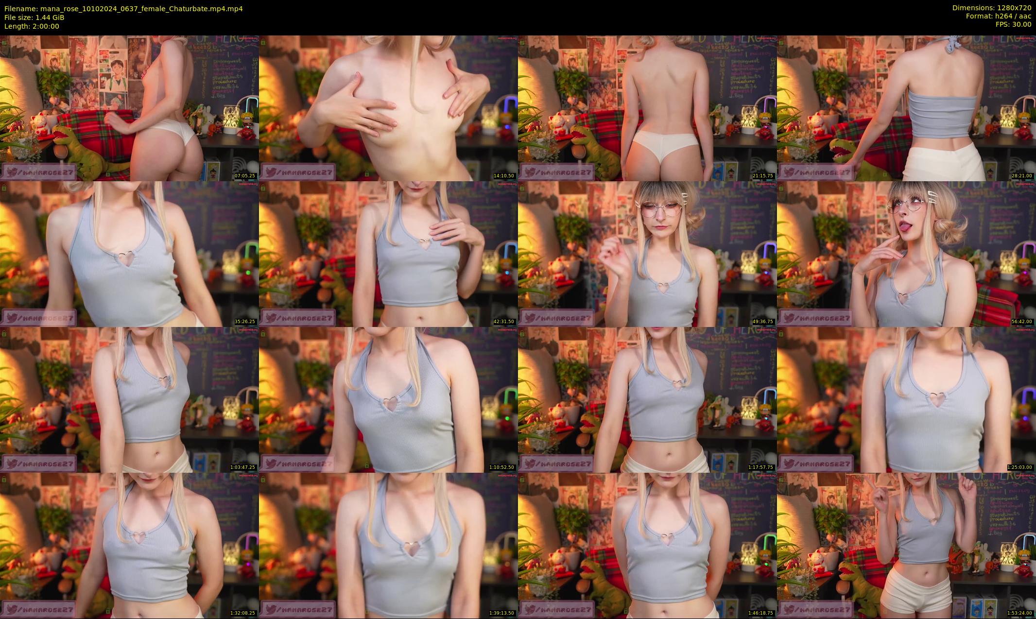 mana_rose — 120 minute Chaturbate female cam show recording, 720p, Oct 10, 2024