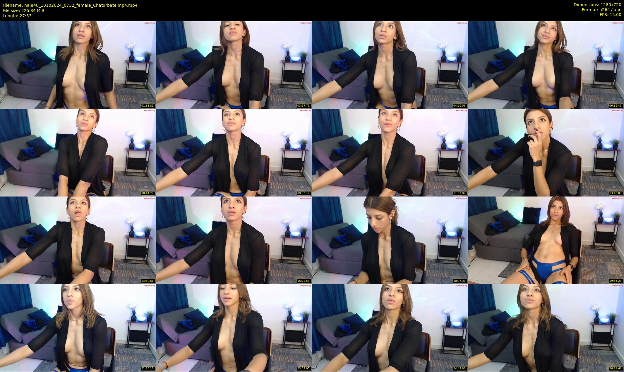 nale4u — 28 minute Chaturbate female cam show recording, 720p, Oct 10, 2024