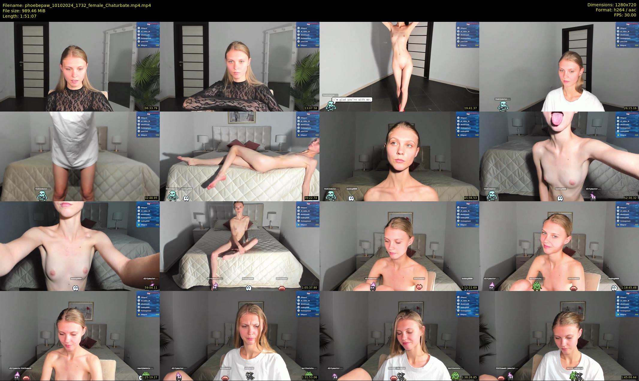 phoebepaw — 112 minute Chaturbate female cam show recording, 720p, Oct 10, 2024