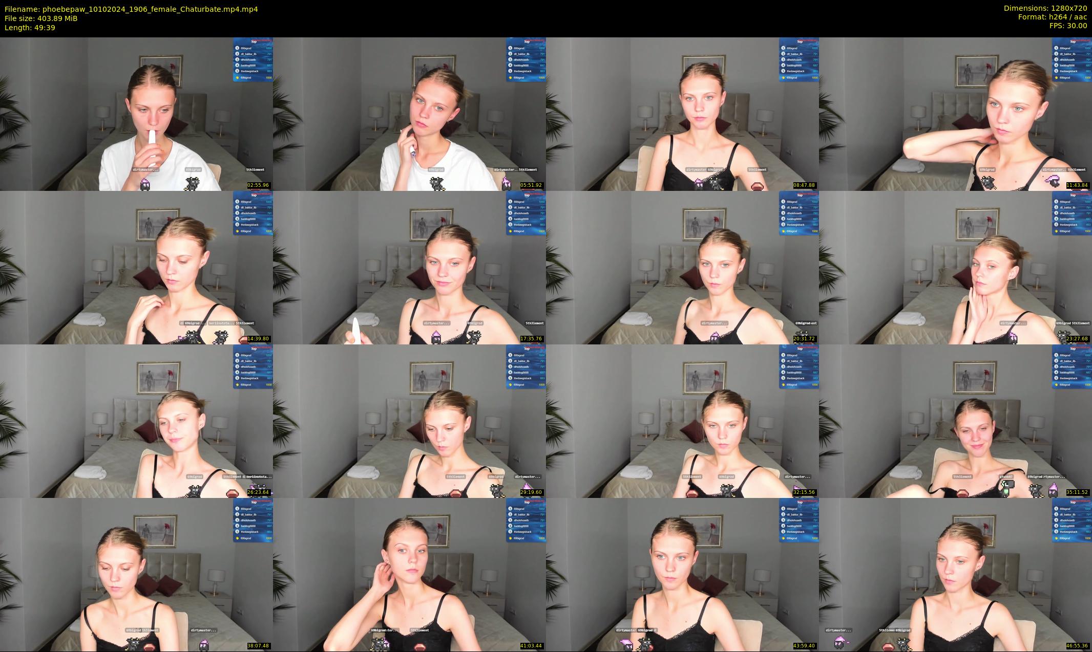 phoebepaw — 50 minute Chaturbate female cam show recording, 720p, Oct 10, 2024
