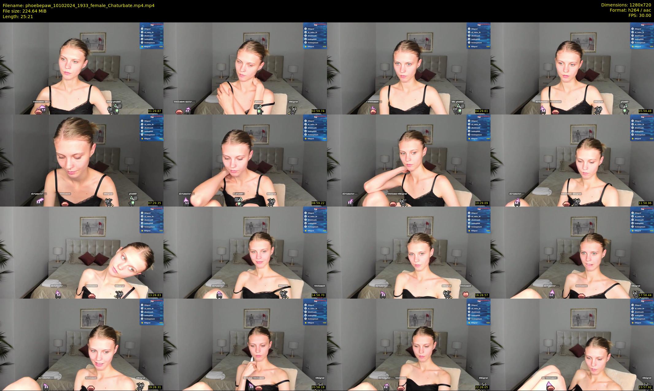 phoebepaw — 26 minute Chaturbate female cam show recording, 720p, Oct 10, 2024