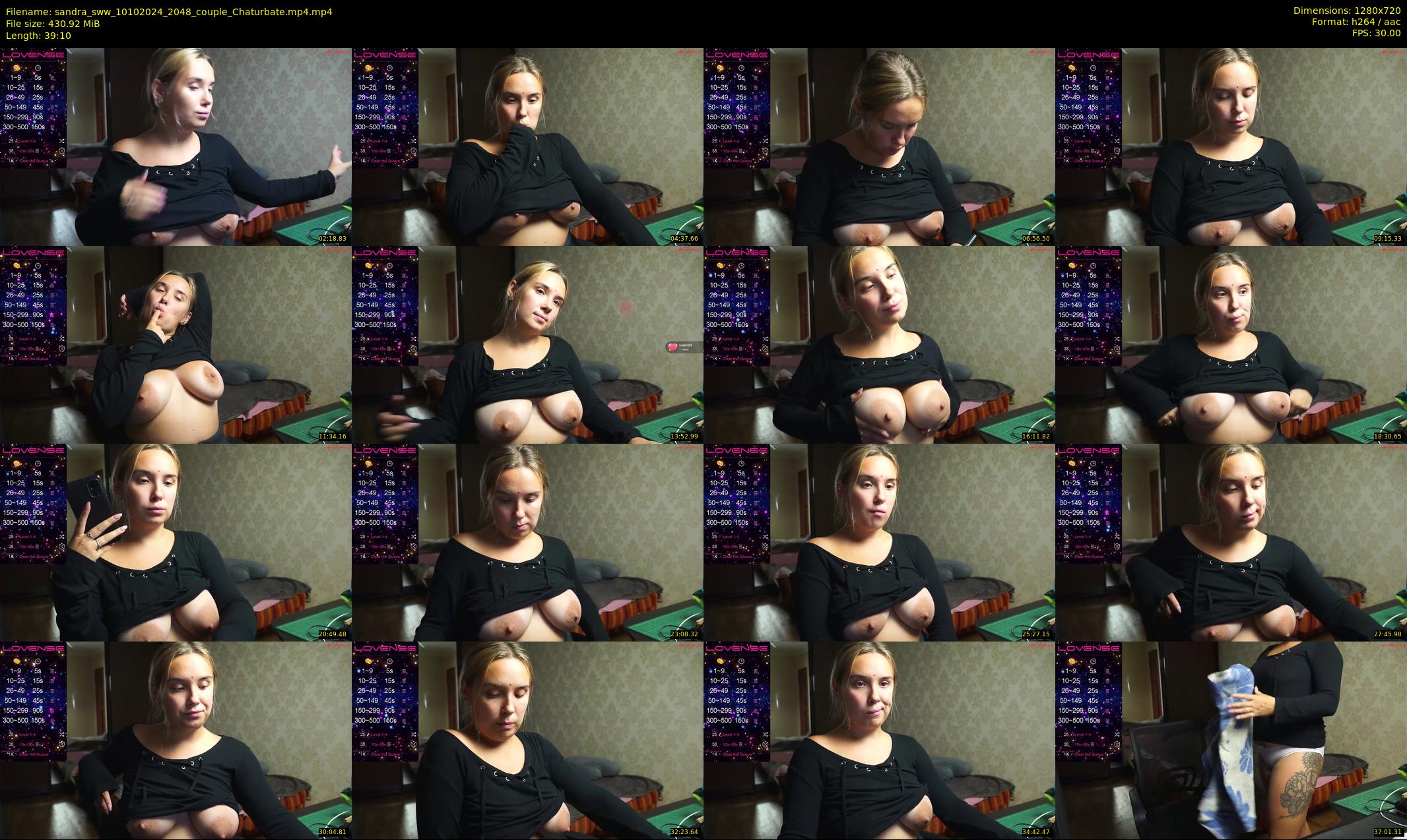 sandra_sww — 40 minute Chaturbate couple cam show recording, 720p, Oct 10, 2024