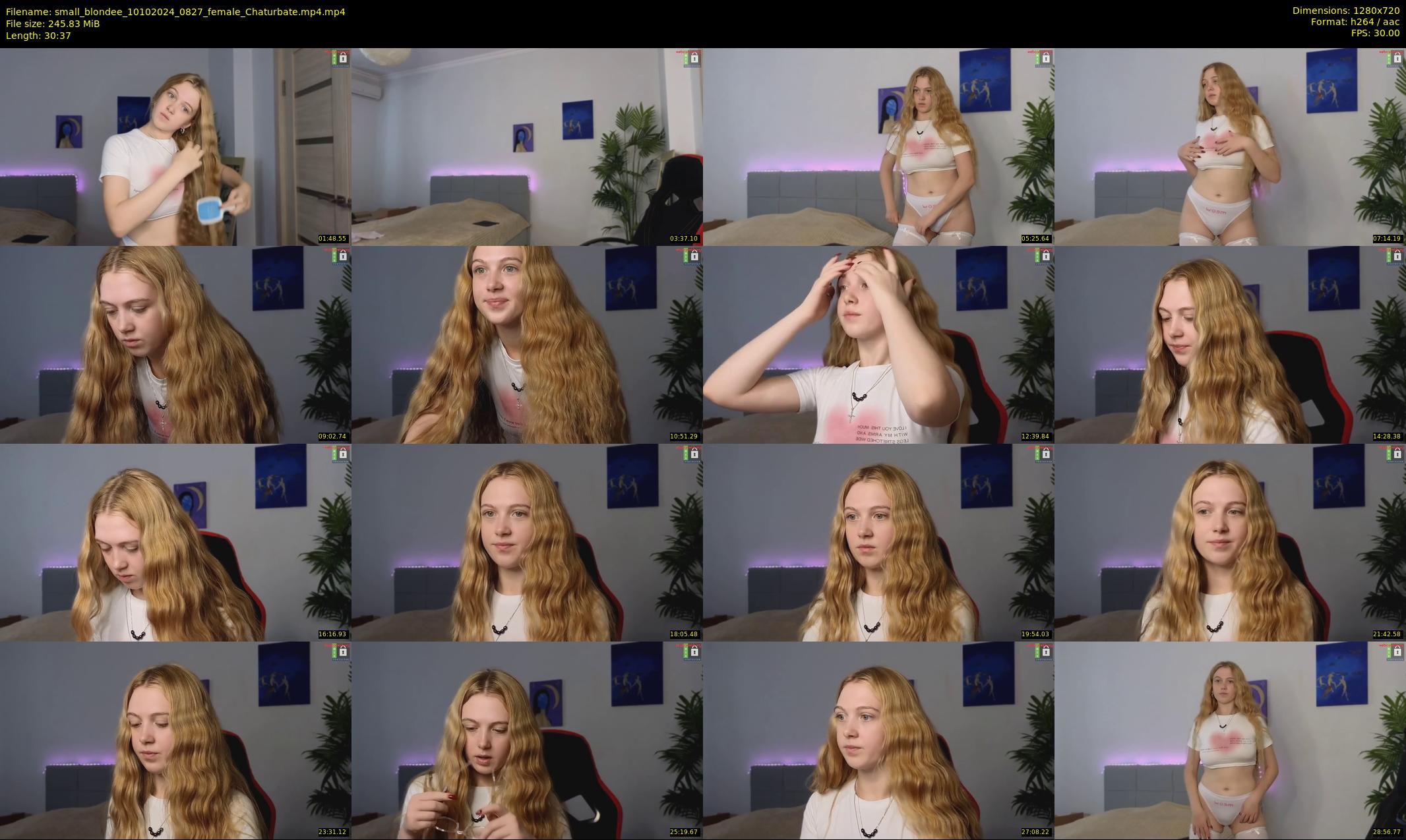 small_blondee — 31 minute Chaturbate female cam show recording, 720p, Oct 10, 2024