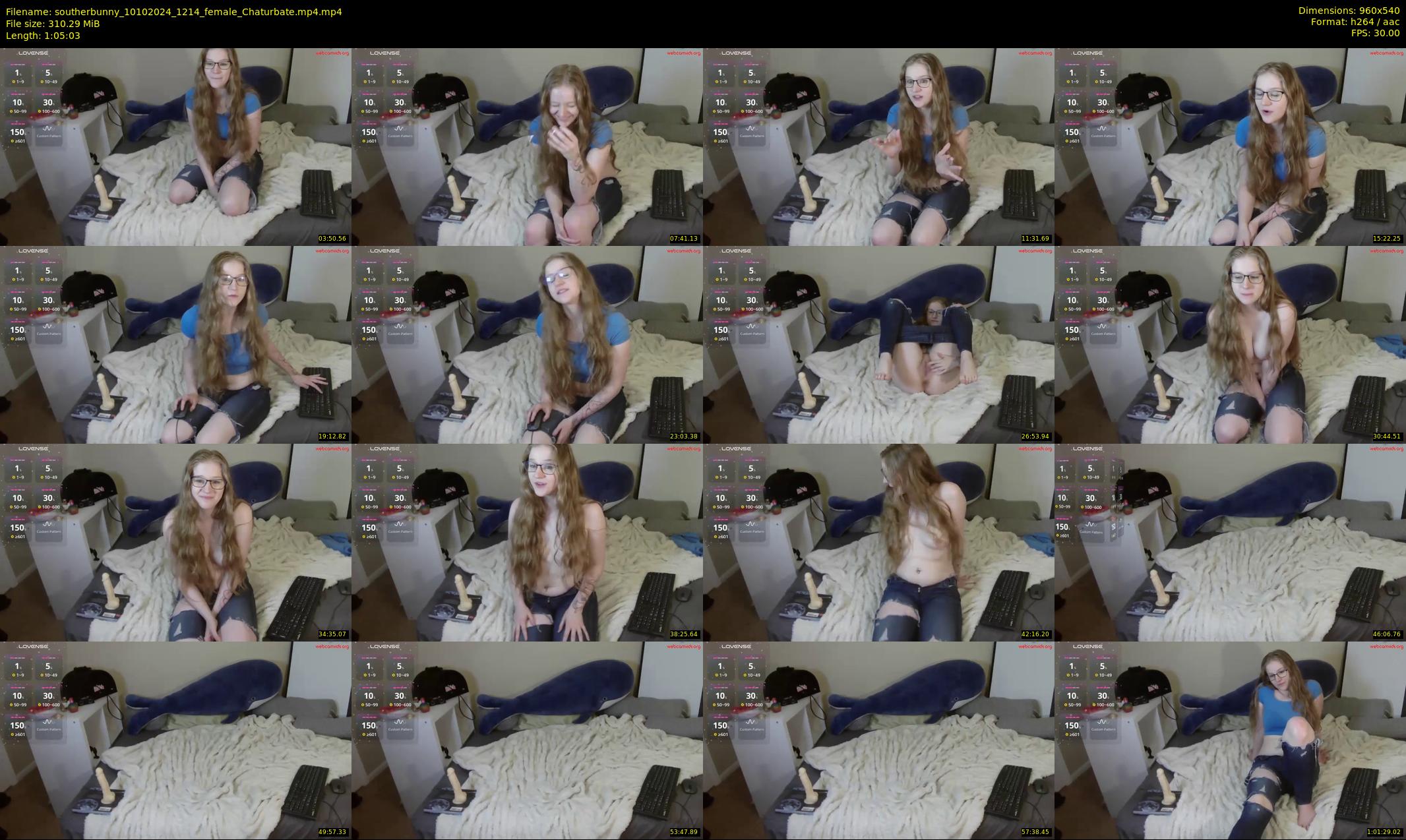 southerbunny — 66 minute Chaturbate female cam show recording, 480p, Oct 10, 2024