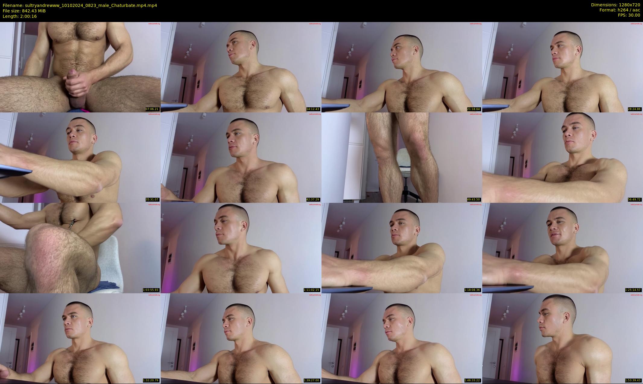 sultryandrewww — 121 minute Chaturbate male cam show recording, 720p, Oct 10, 2024