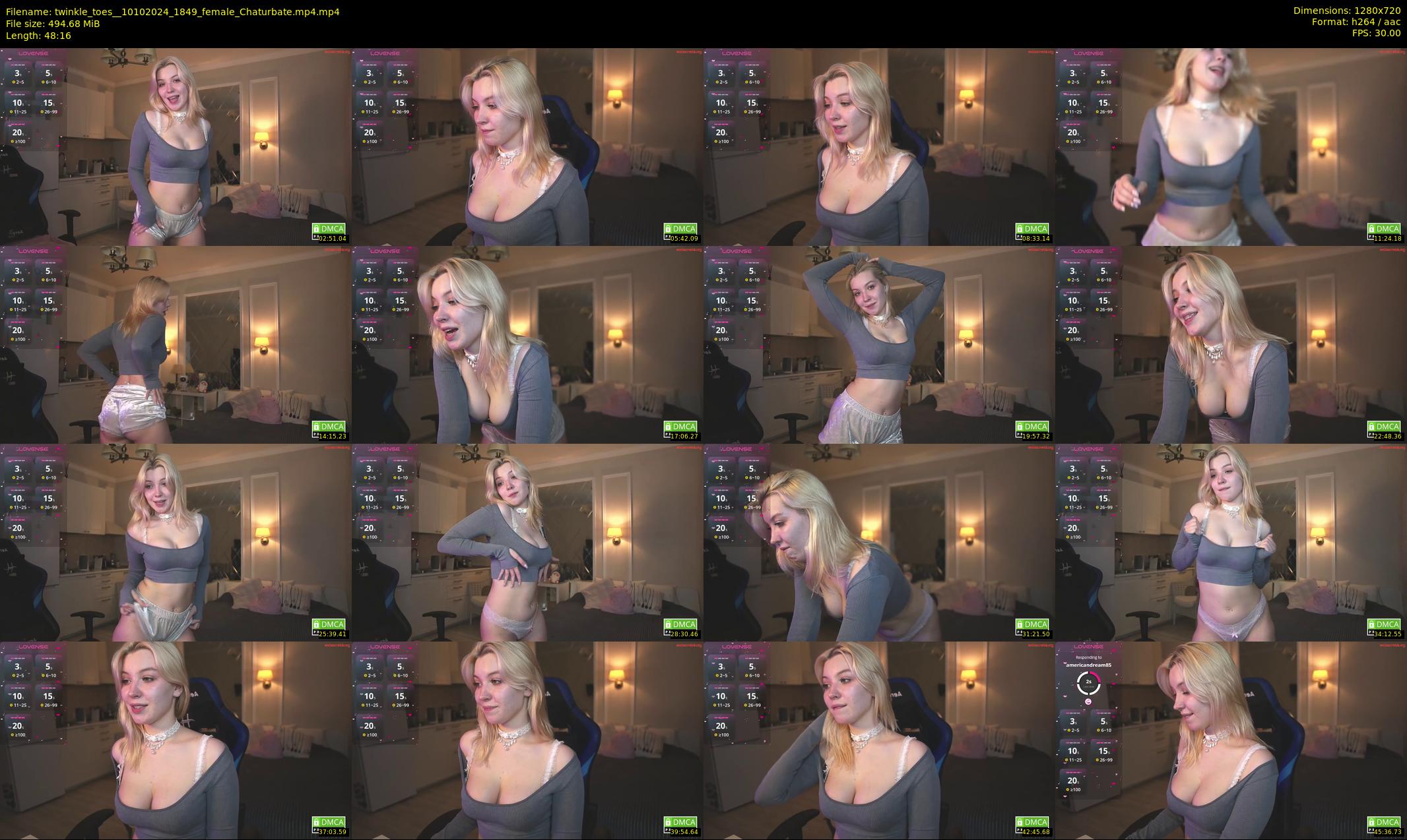 twinkle_toes_ — 49 minute Chaturbate female cam show recording, 720p, Oct 10, 2024