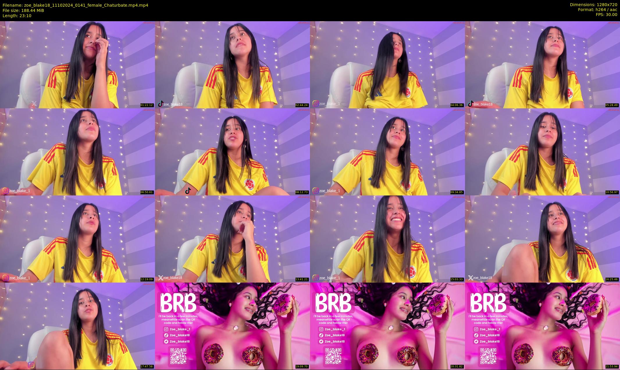 zoe_blake18 — 24 minute Chaturbate female cam show recording, 720p, Oct 11, 2024