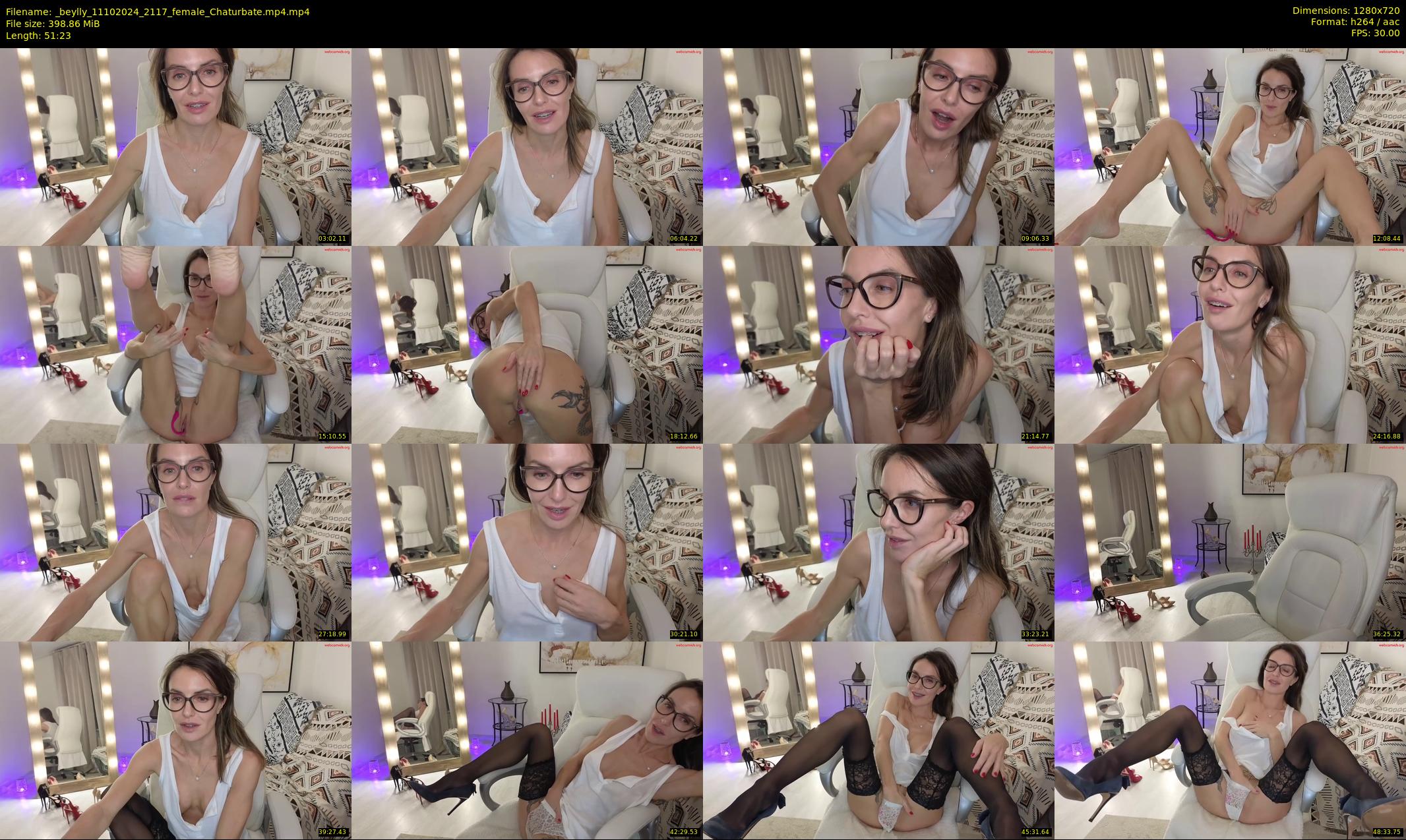 _beylly — 52 minute Chaturbate female cam show recording, 720p, Oct 11, 2024