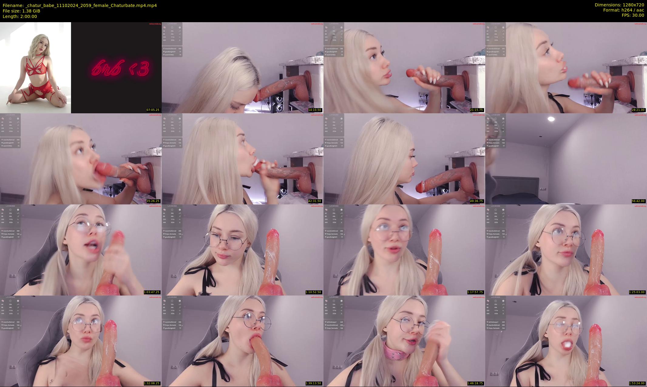 _chatur_babe — 120 minute Chaturbate female cam show recording, 720p, Oct 11, 2024