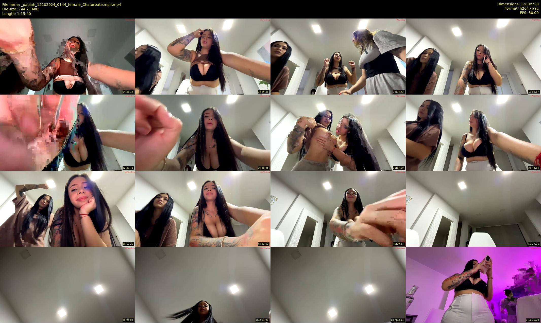 _paulah — 76 minute Chaturbate female cam show recording, 720p, Oct 12, 2024