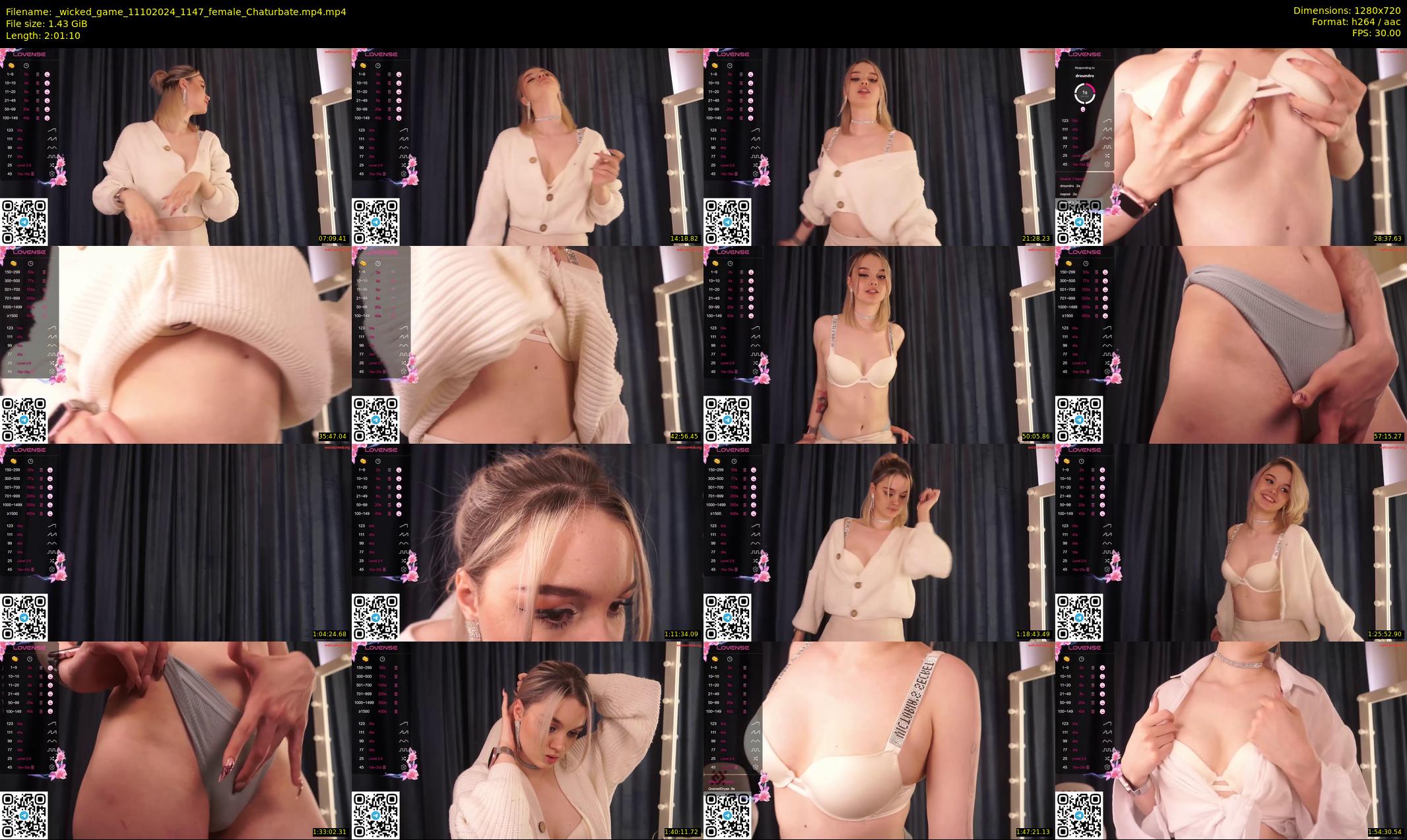 _wicked_game — 122 minute Chaturbate female cam show recording, 720p, Oct 11, 2024