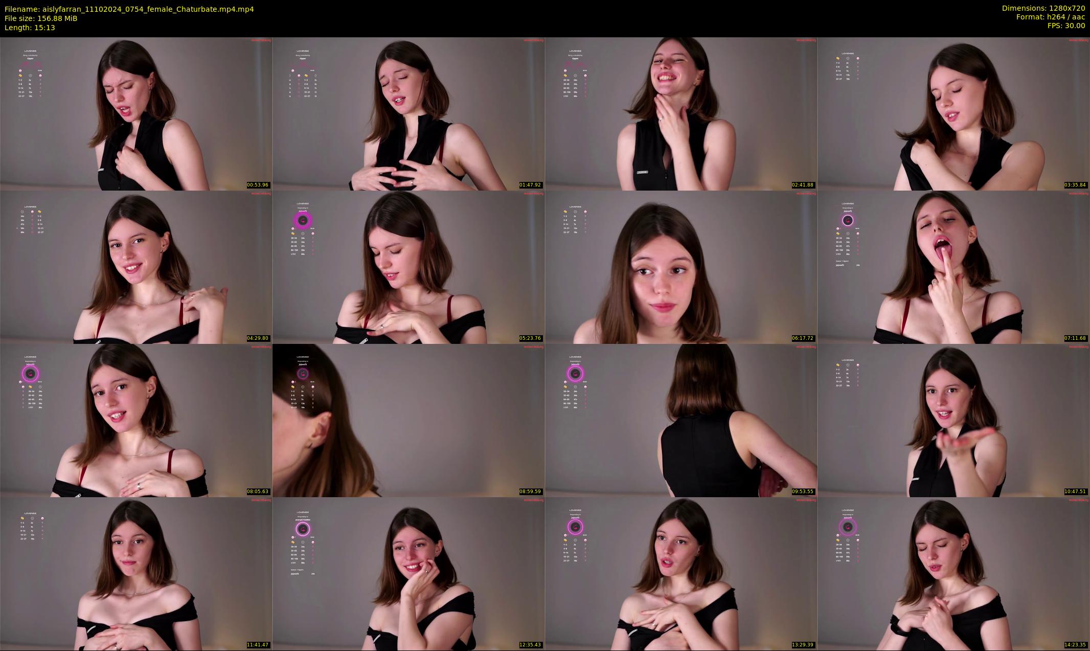 aislyfarran — 16 minute Chaturbate female cam show recording, 720p, Oct 11, 2024
