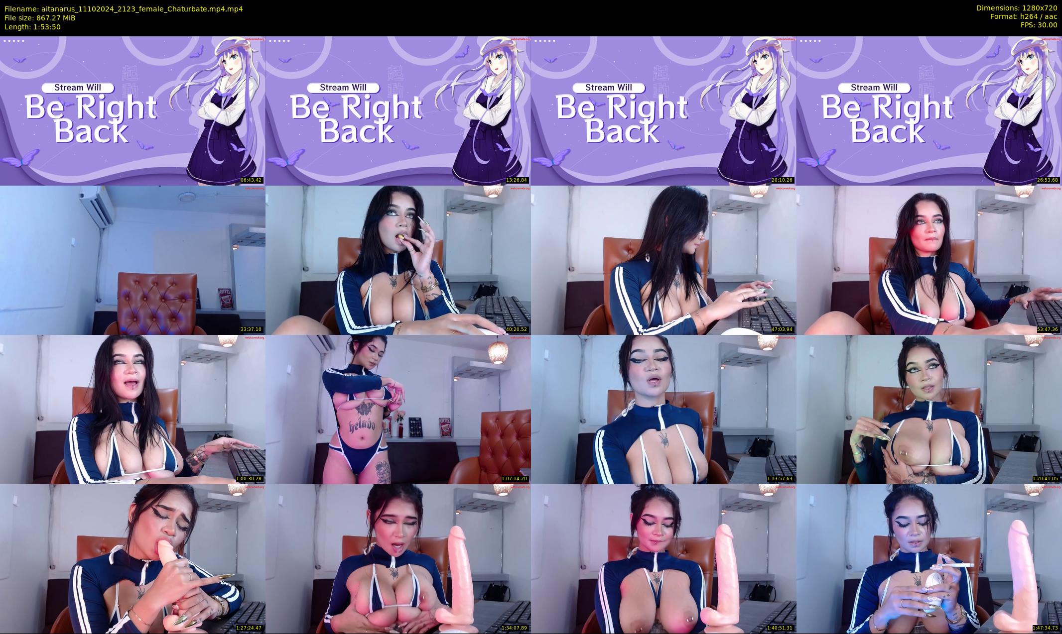 aitanarus — 114 minute Chaturbate female cam show recording, 720p, Oct 11, 2024