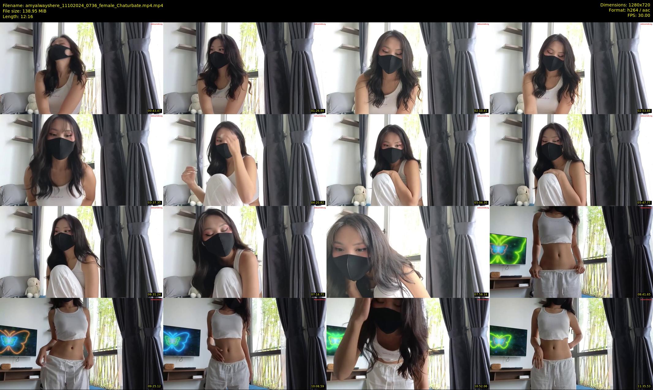 amyalwayshere — 13 minute Chaturbate female cam show recording, 720p, Oct 11, 2024