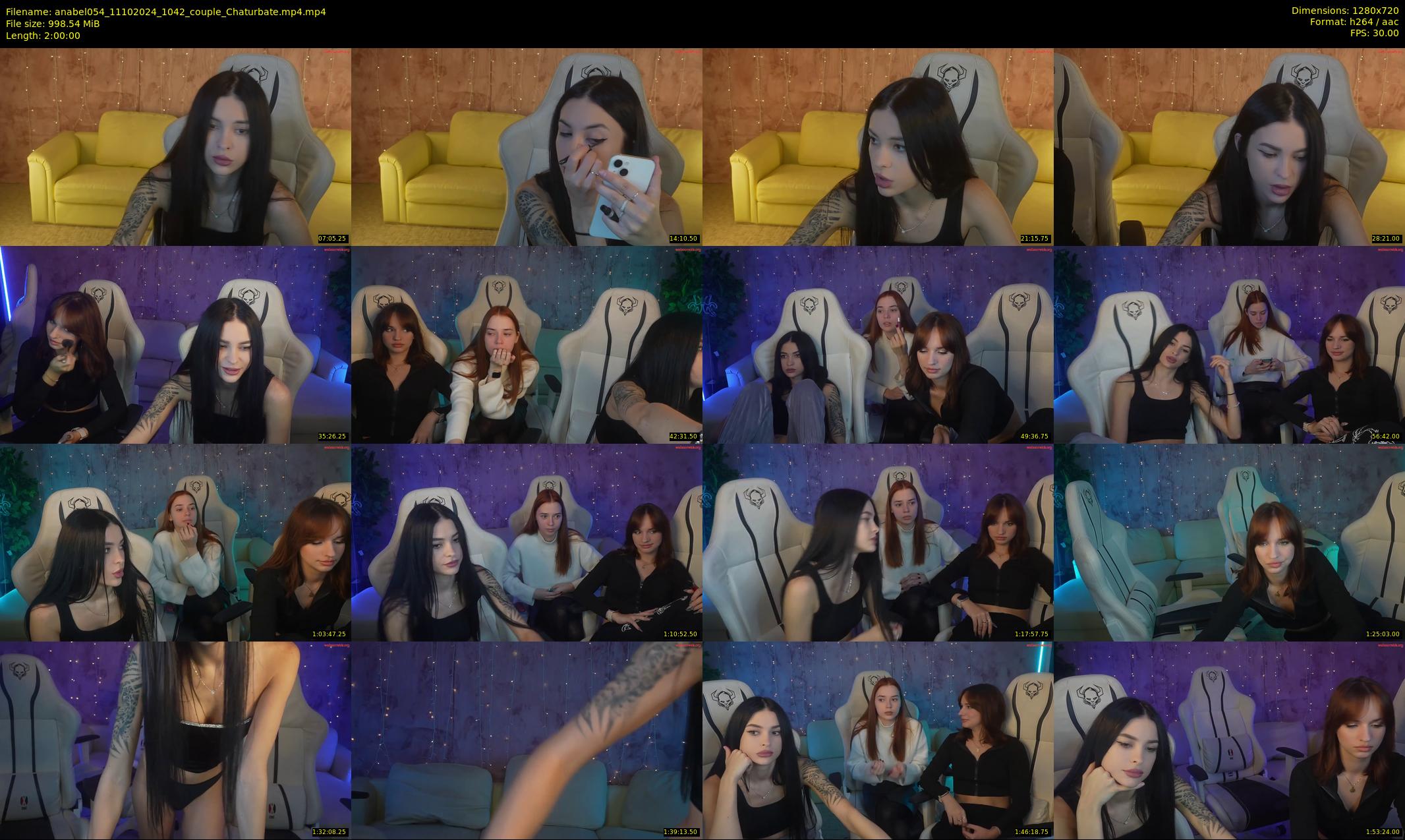 anabel054 — 120 minute Chaturbate female cam show recording, 720p, Oct 11, 2024