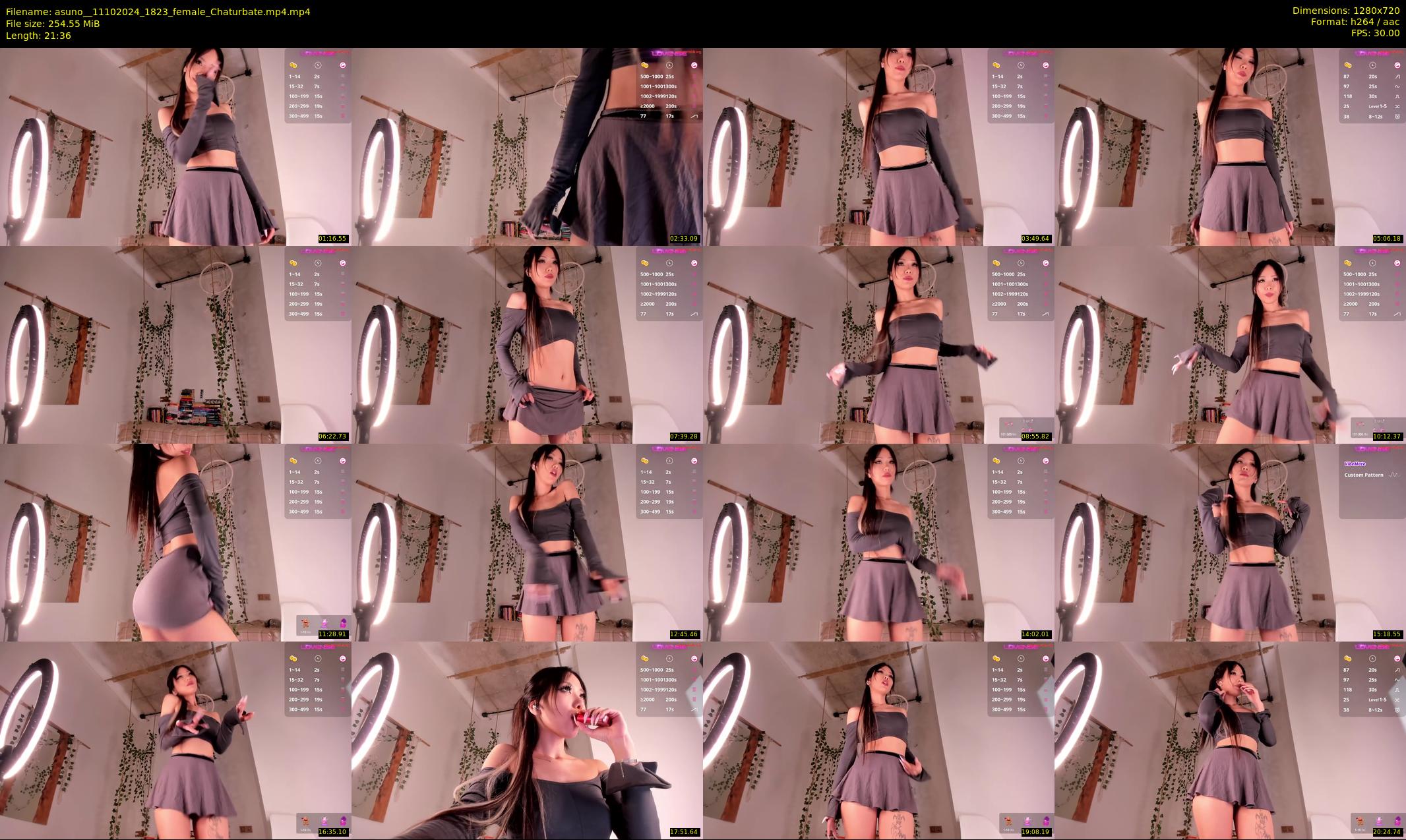 asuno_ — 22 minute Chaturbate female cam show recording, 720p, Oct 11, 2024
