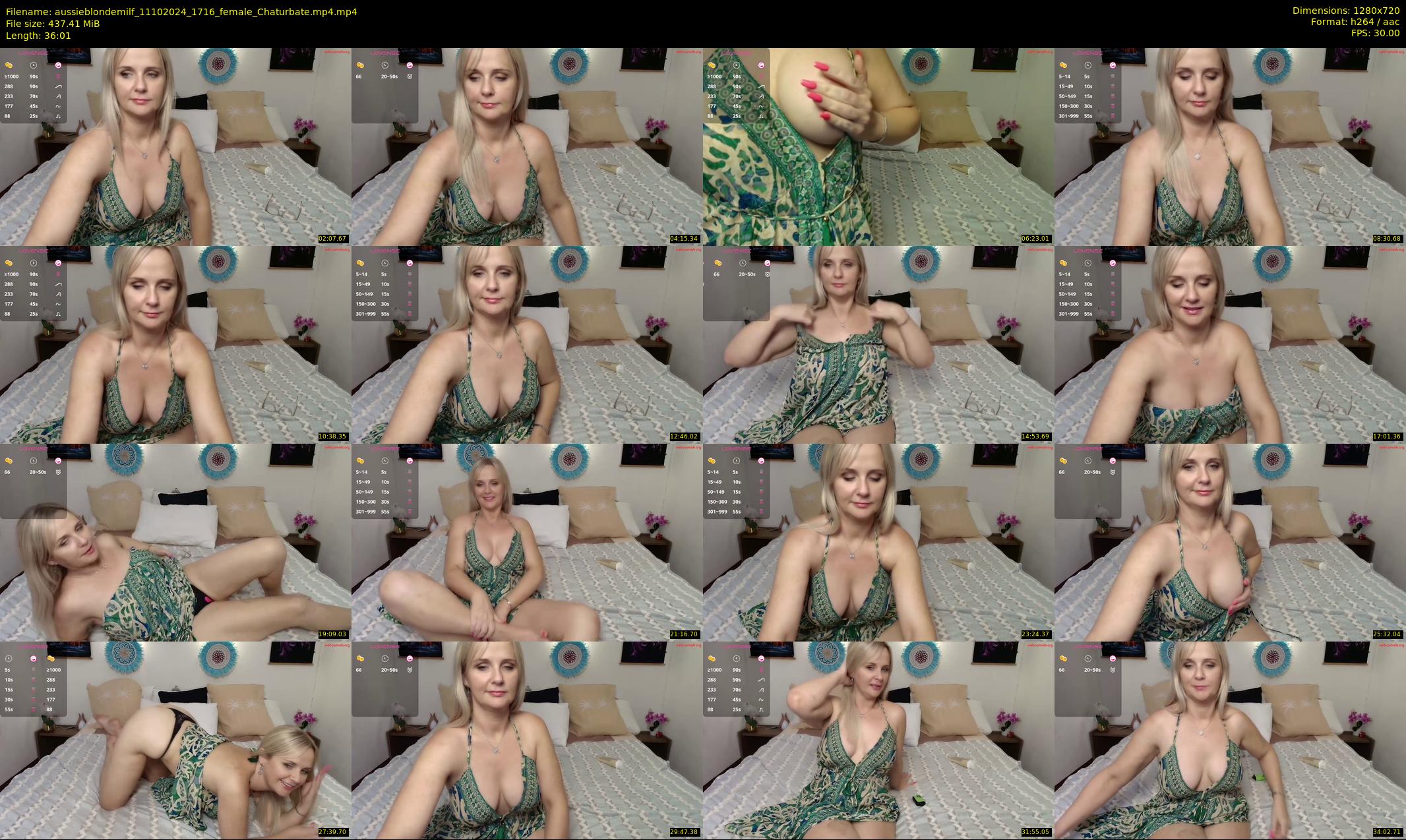 aussieblondemilf — 37 minute Chaturbate female cam show recording, 720p, Oct 11, 2024