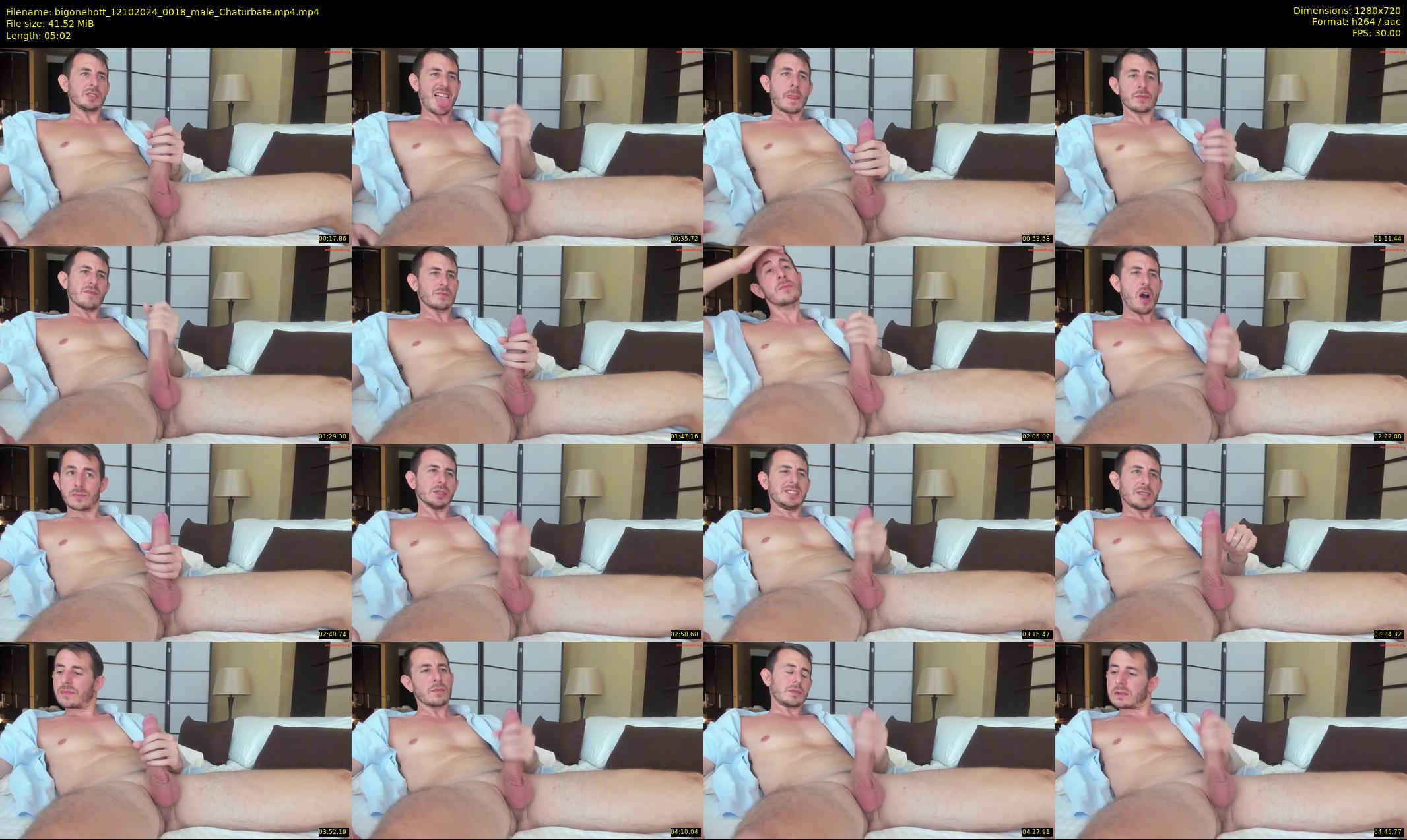 bigonehott — 6 minute Chaturbate male cam show recording, 720p, Oct 12, 2024