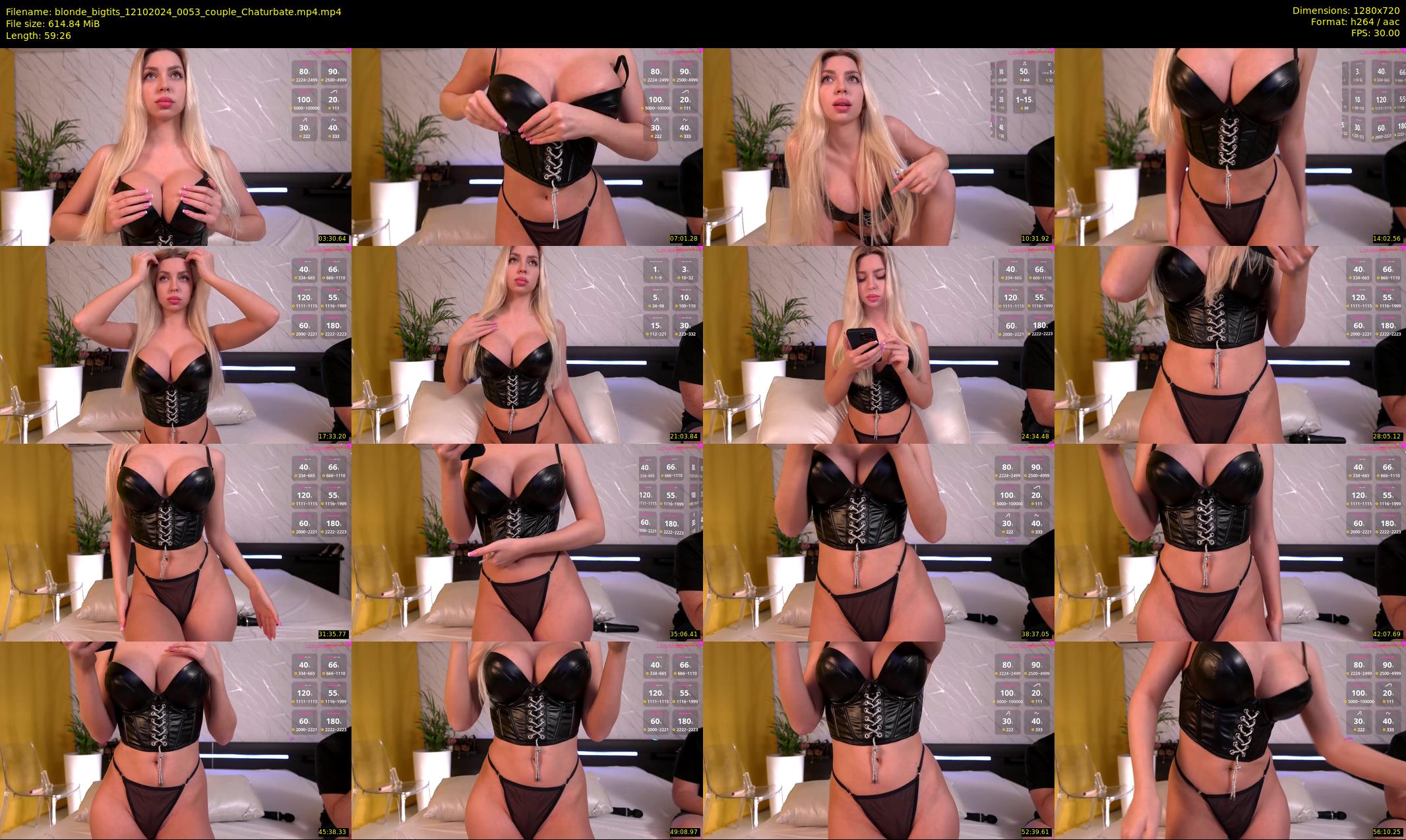 blonde_bigtits — 60 minute Chaturbate couple cam show recording, 720p, Oct 12, 2024