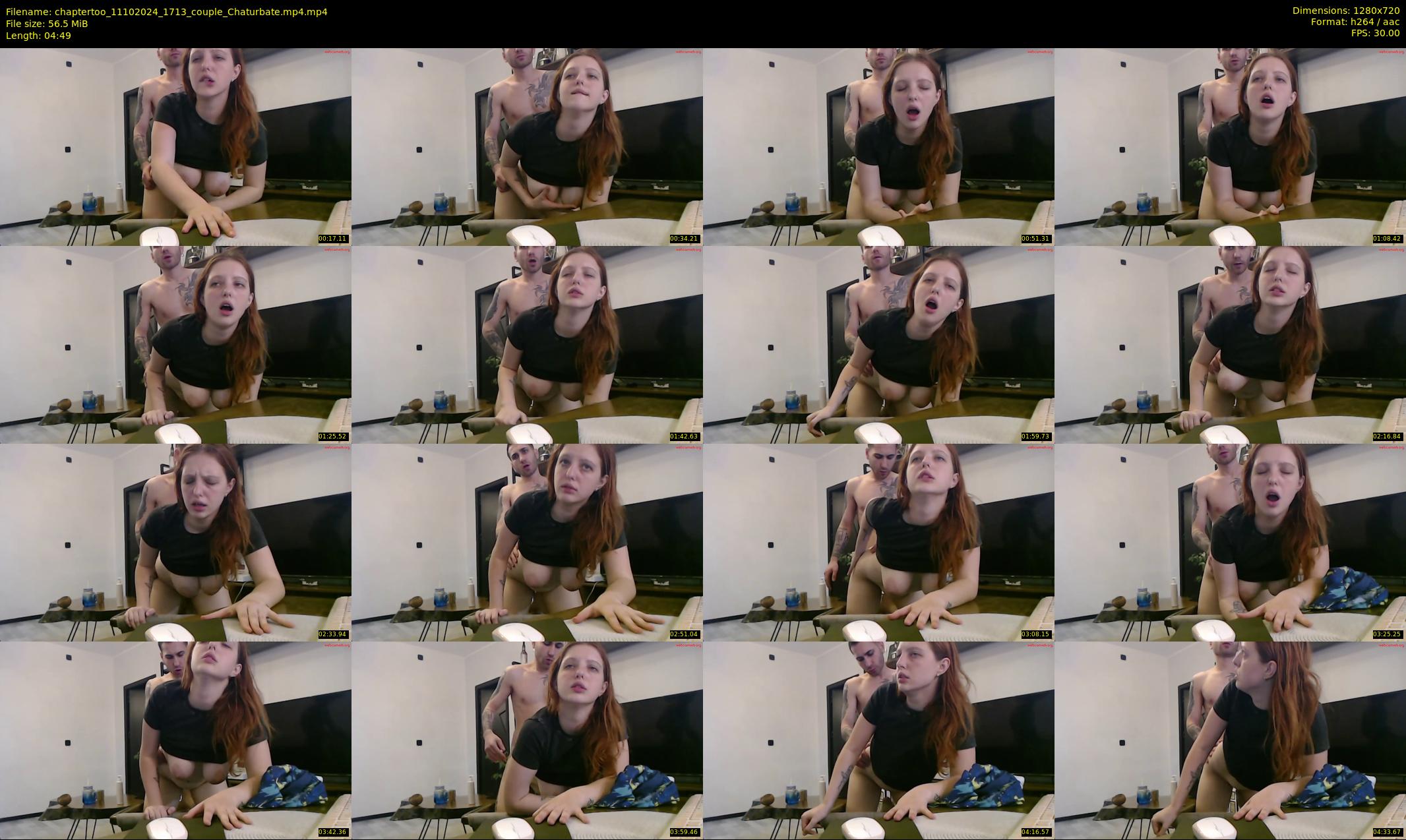 chaptertoo — 5 minute Chaturbate couple cam show recording, 720p, Oct 11, 2024
