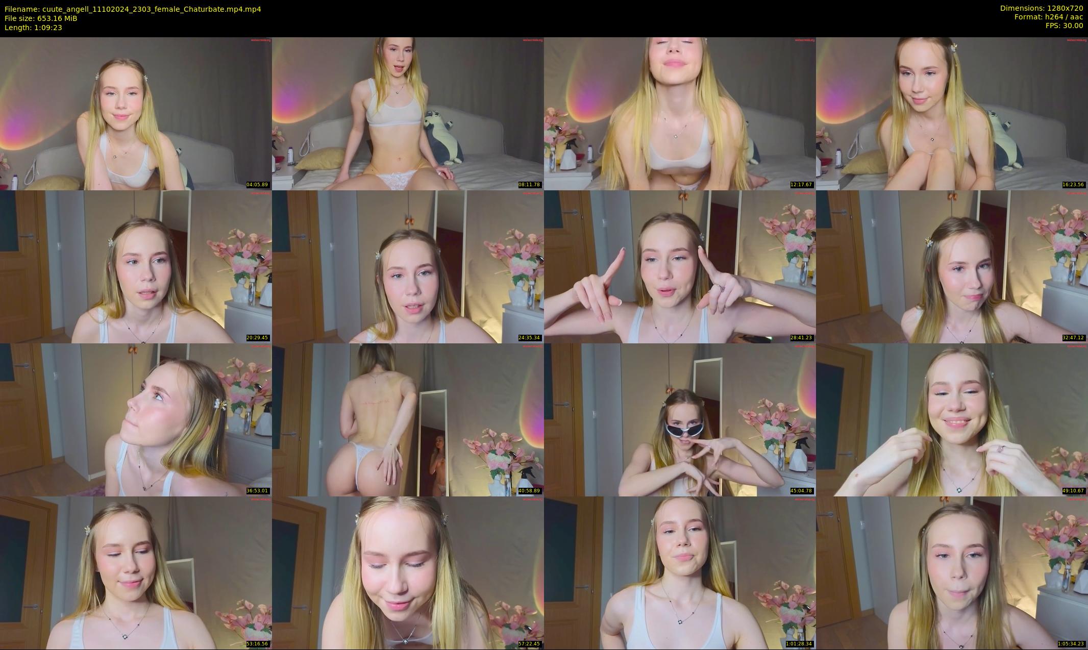 cuute_angell — 70 minute Chaturbate female cam show recording, 720p, Oct 11, 2024
