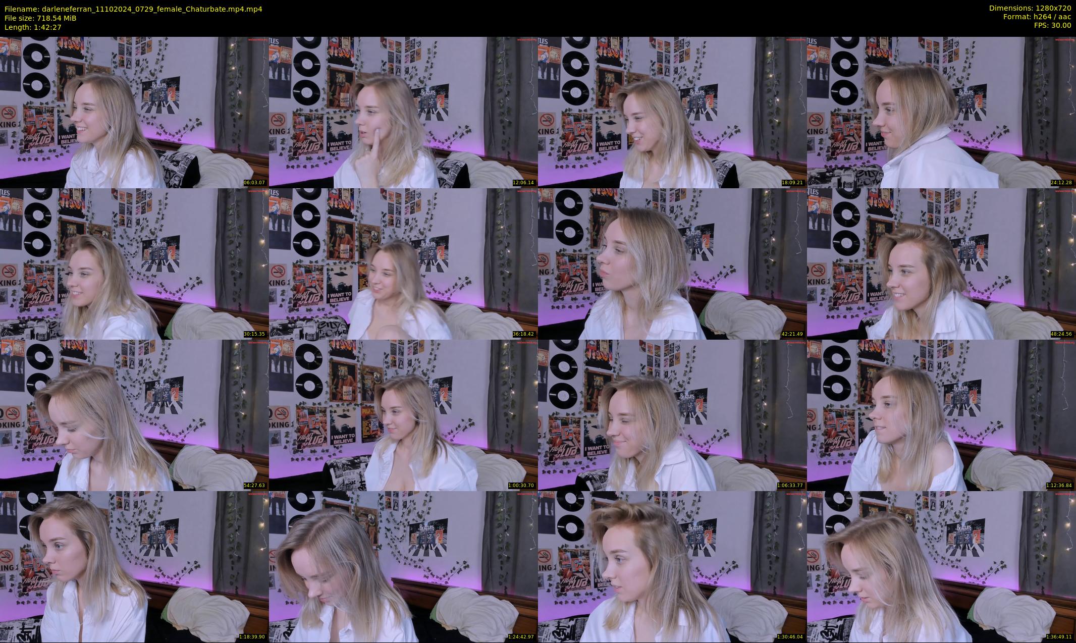 darleneferran — 103 minute Chaturbate female cam show recording, 720p, Oct 11, 2024