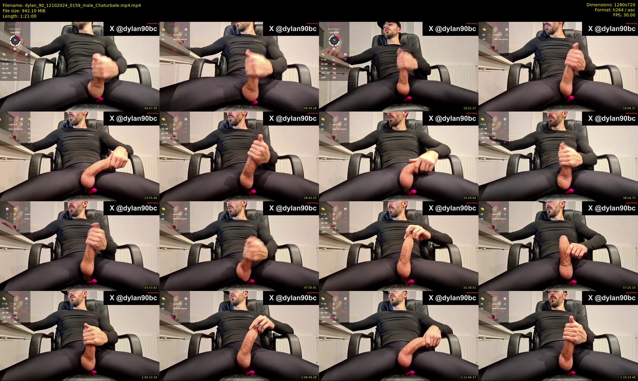 dylan_90 — 81 minute Chaturbate male cam show recording, 720p, Oct 12, 2024