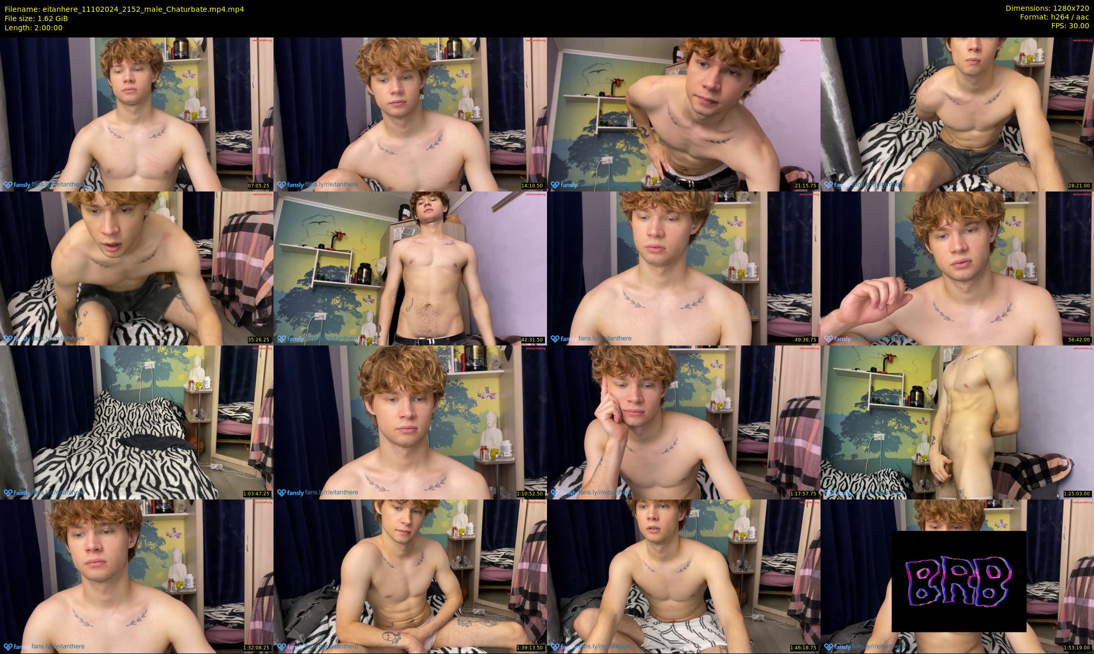 eitanhere — 120 minute Chaturbate male cam show recording, 720p, Oct 11, 2024