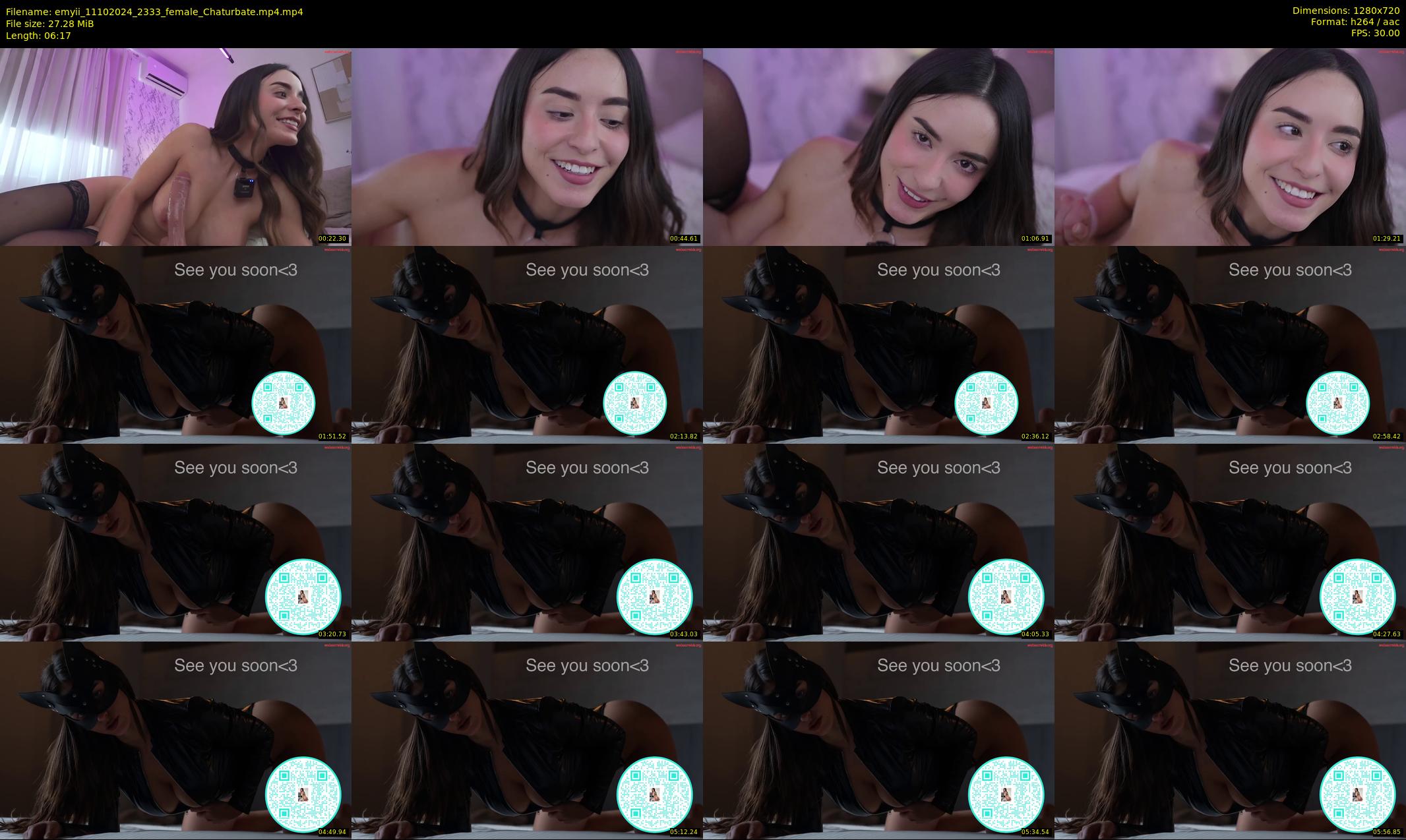 emyii — 7 minute Chaturbate female cam show recording, 720p, Oct 11, 2024