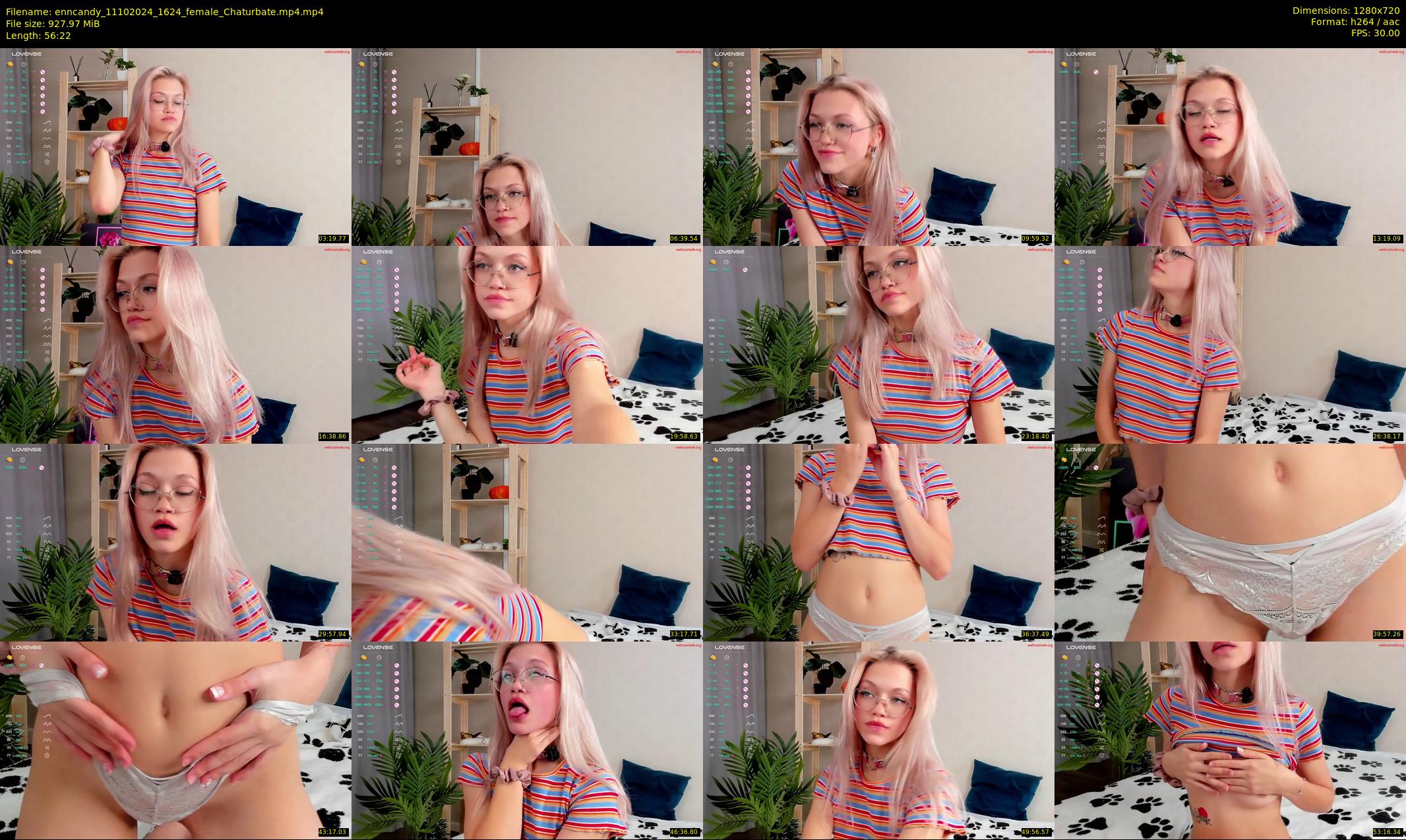 enncandy — 57 minute Chaturbate female cam show recording, 720p, Oct 11, 2024